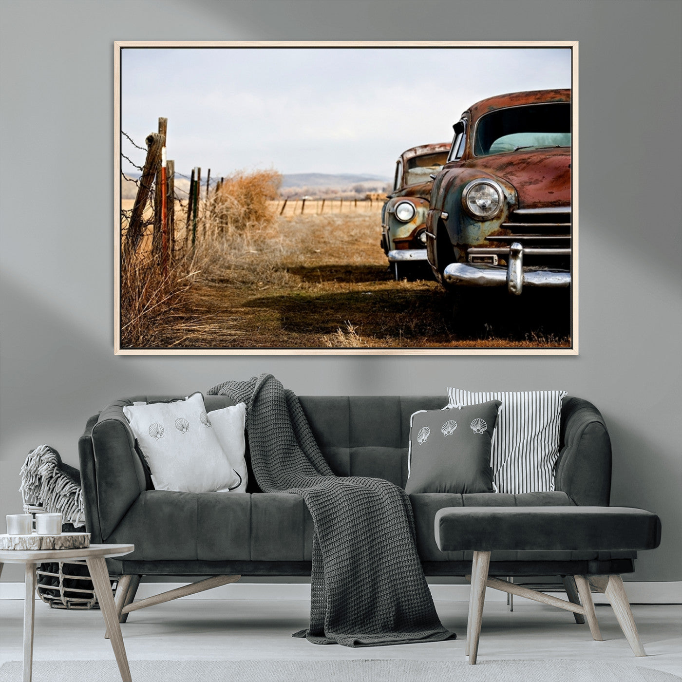 MGV-FC-36X24 - Classic Cars Vintage Wall Art Canvas Print