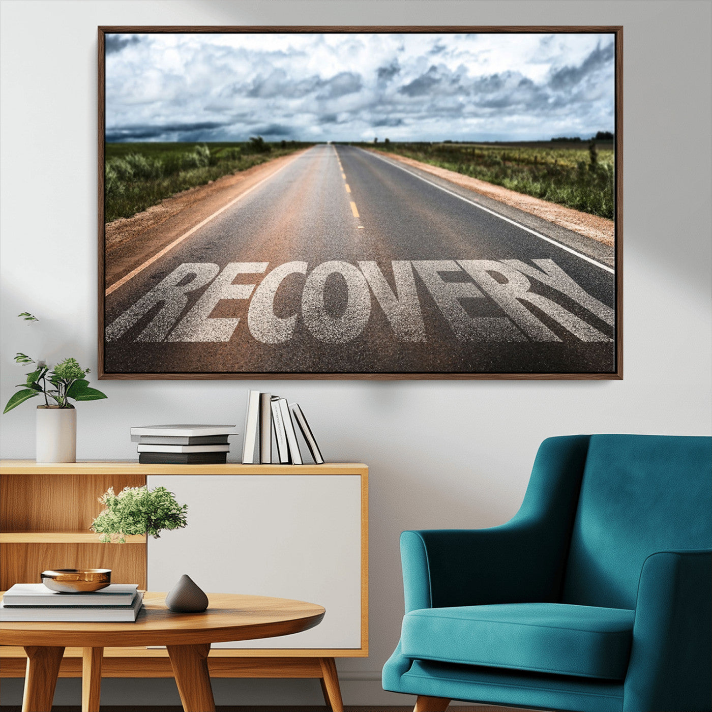 MGV-FC-36X24 - Recovery Road Wall Art Canvas Print