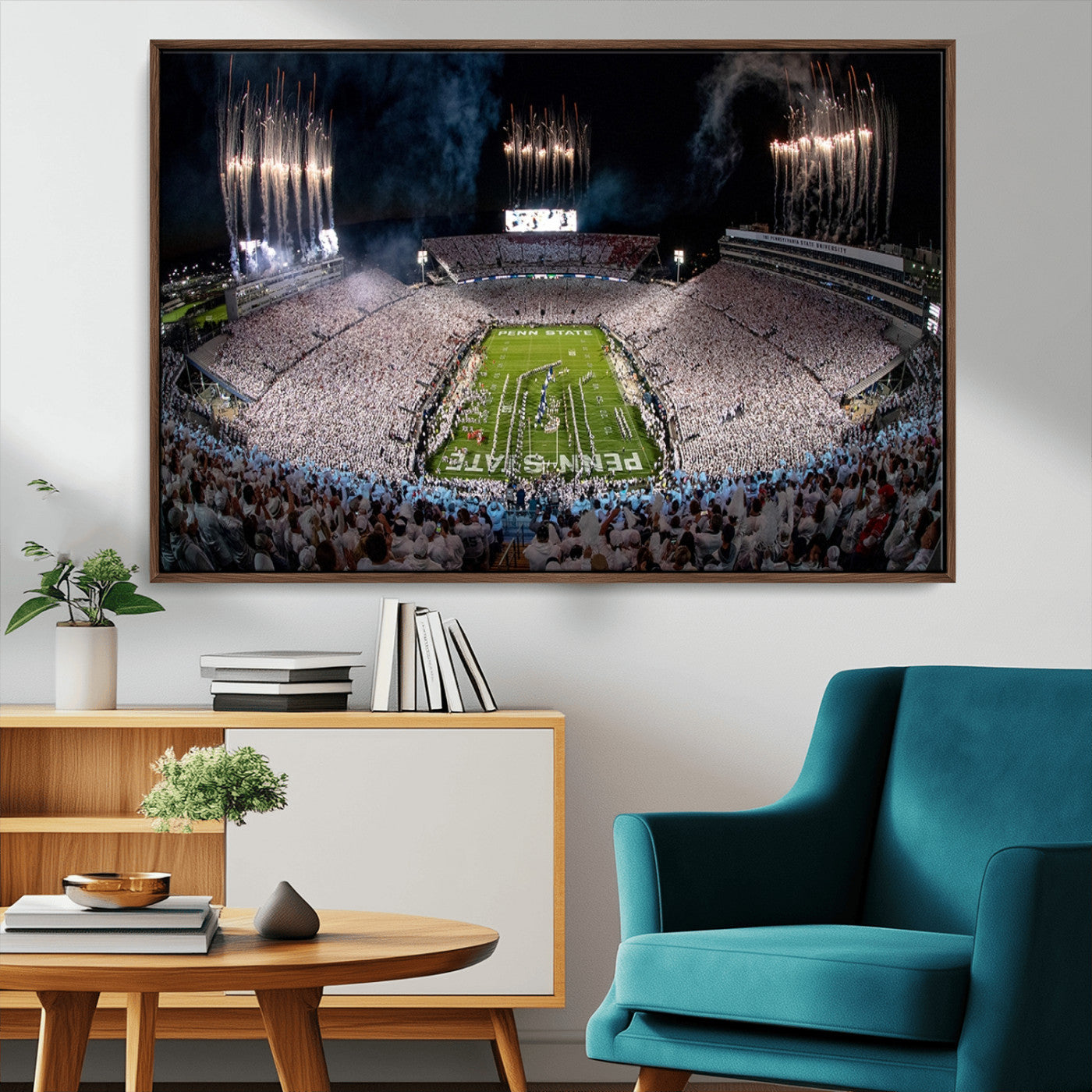 MGV-FC-36X24 - Penn Stadium Football Wall Art Canvas Print, Pennsylvania University Football Stadium