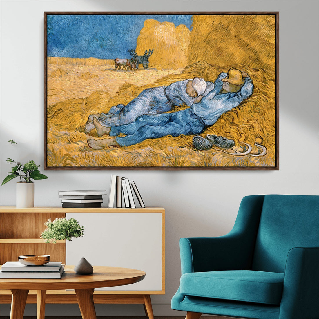 Master Artist Vincent Van Gogh Nature Wilderness Illustration Fine Art Canvas Print