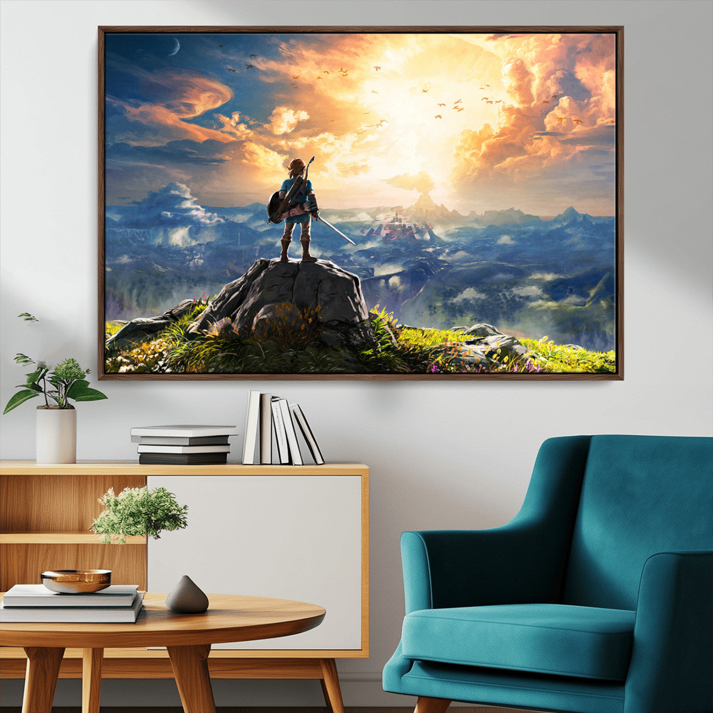 MGV-FC-36X24 - Legend of Zelda Breath of the Wild Game Wall Art Canvas, Legend of Zelda Canvas Print