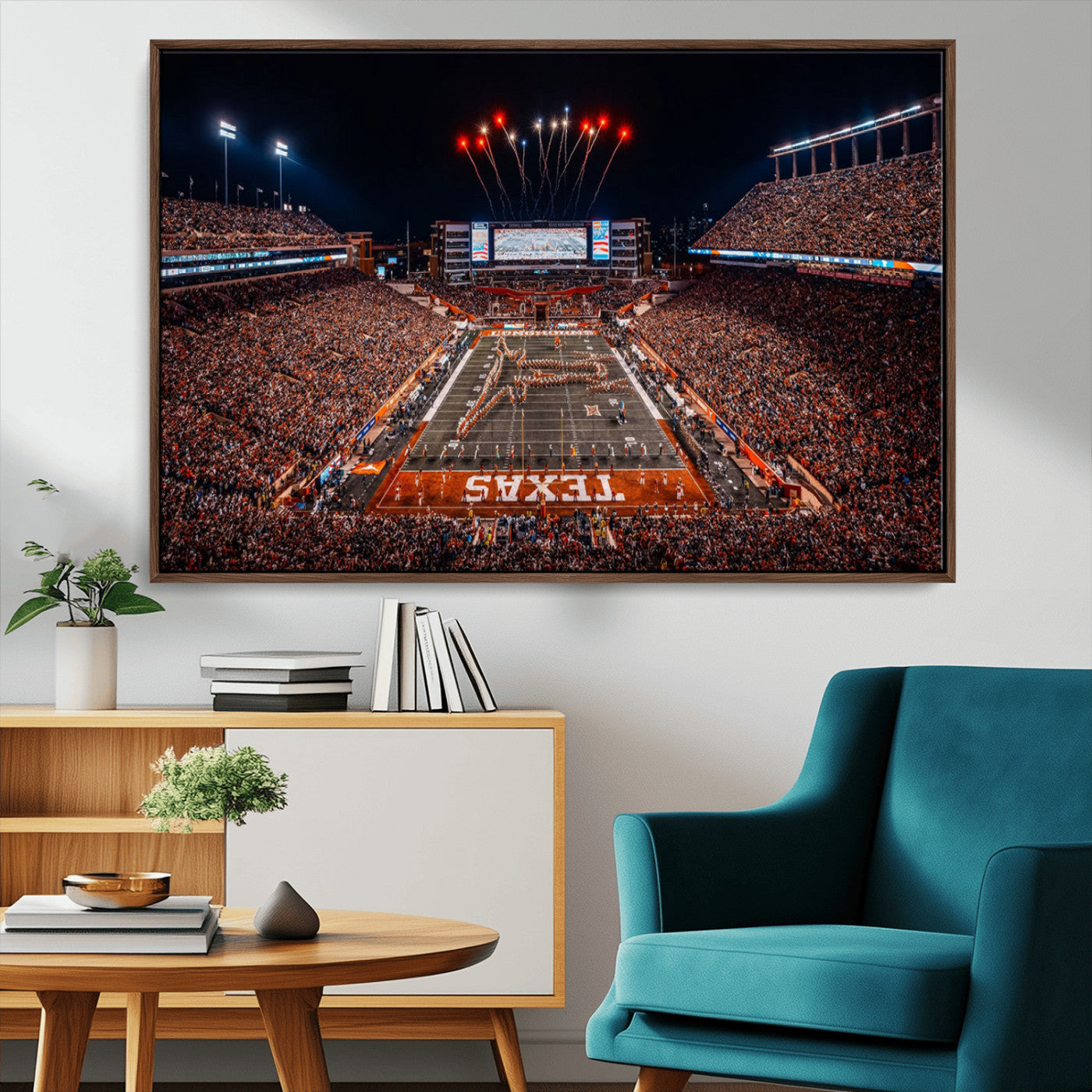 MGV-FC-36X24 - Texas Memorial Stadium Wall Art Canvas Print