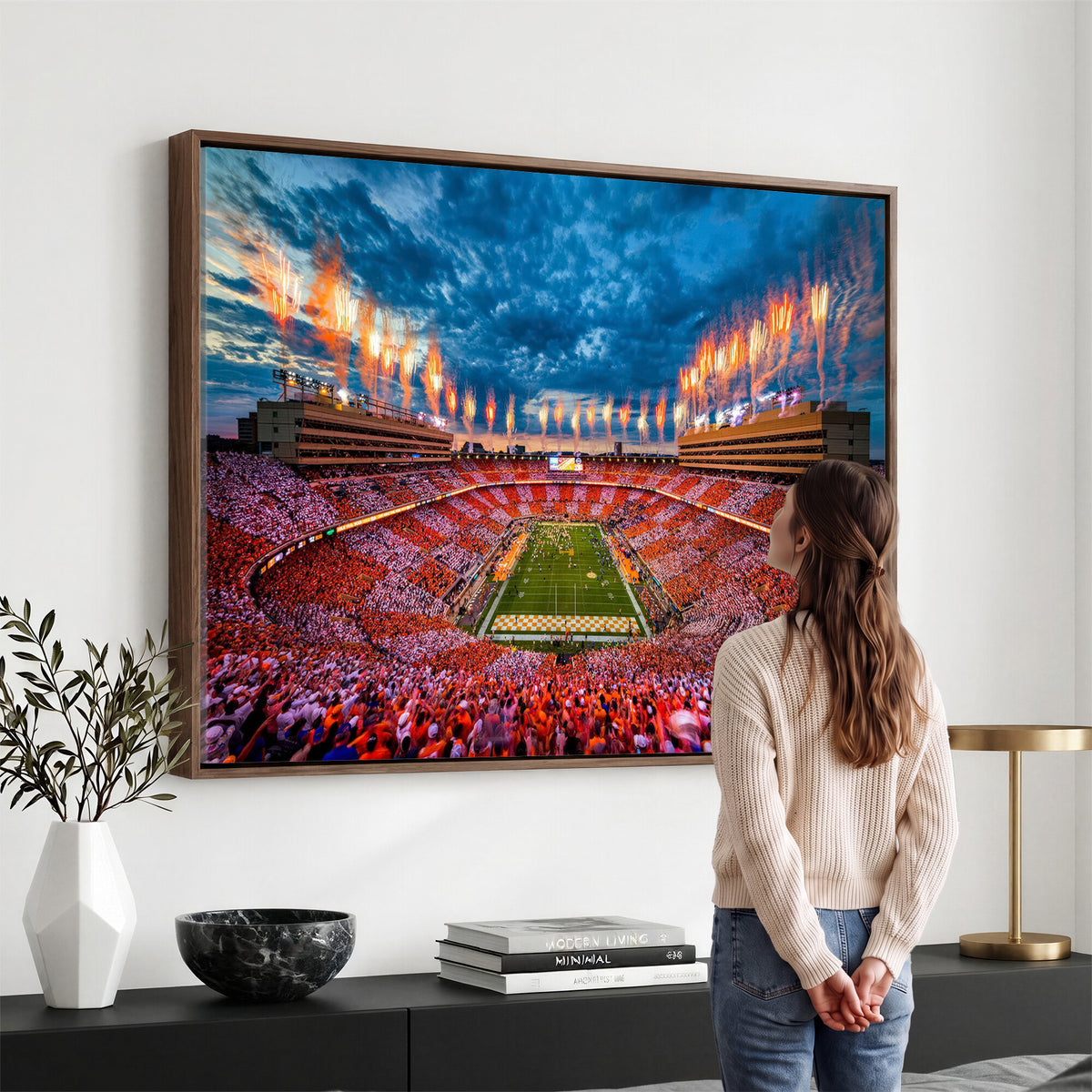 94266219-MGV-CV-36X24 - Tennessee Neyland Stadium Wall Art, Sports Arena Canvas