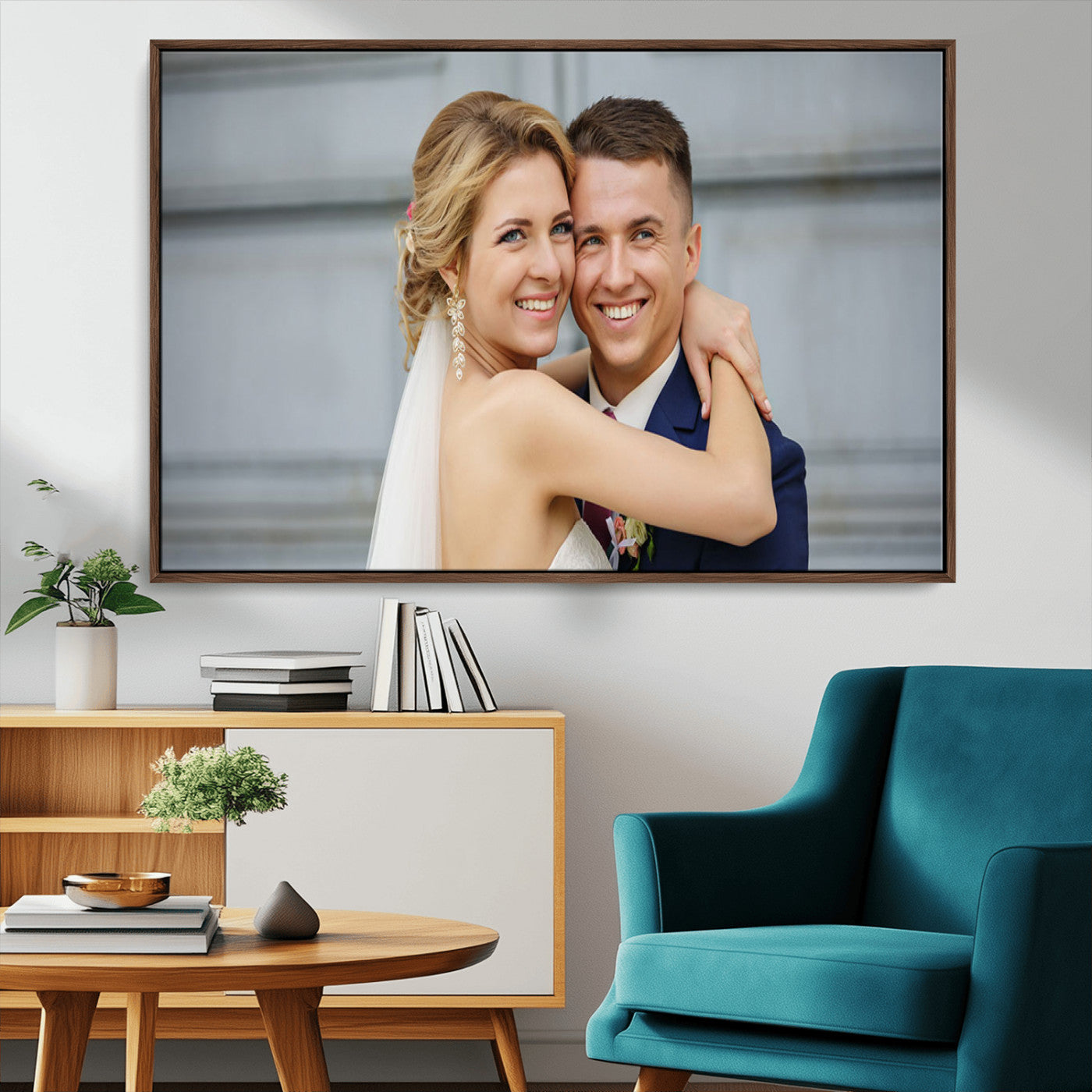 MGV-FC-36X24 - Create Your Own Photo Framed Canvas Print - Custom Personalized Wall Art Print for Gift
