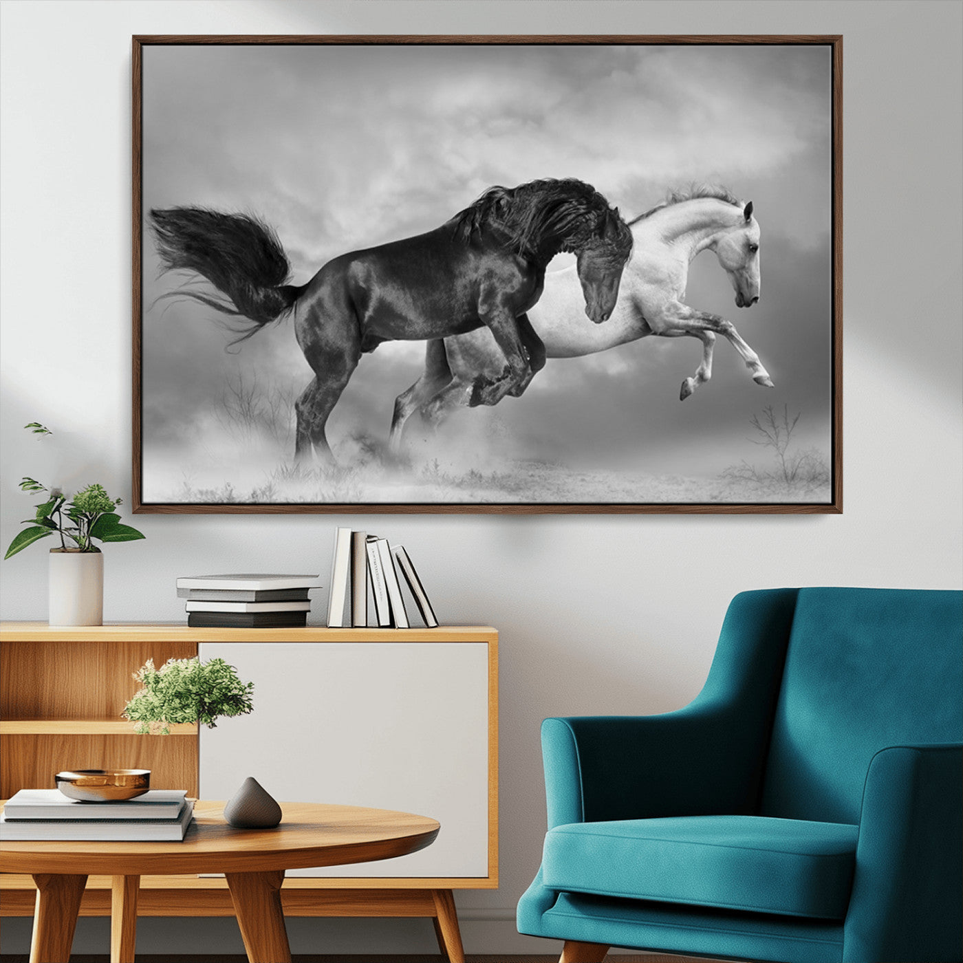 MGV-FC-36X24 - Wild Horses Wall Art Canvas Print