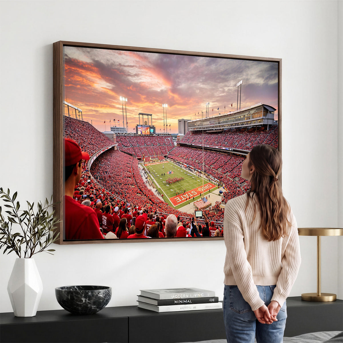 94754966-MGV-CV-36X24 - Stadium Wall Art Canvas Print