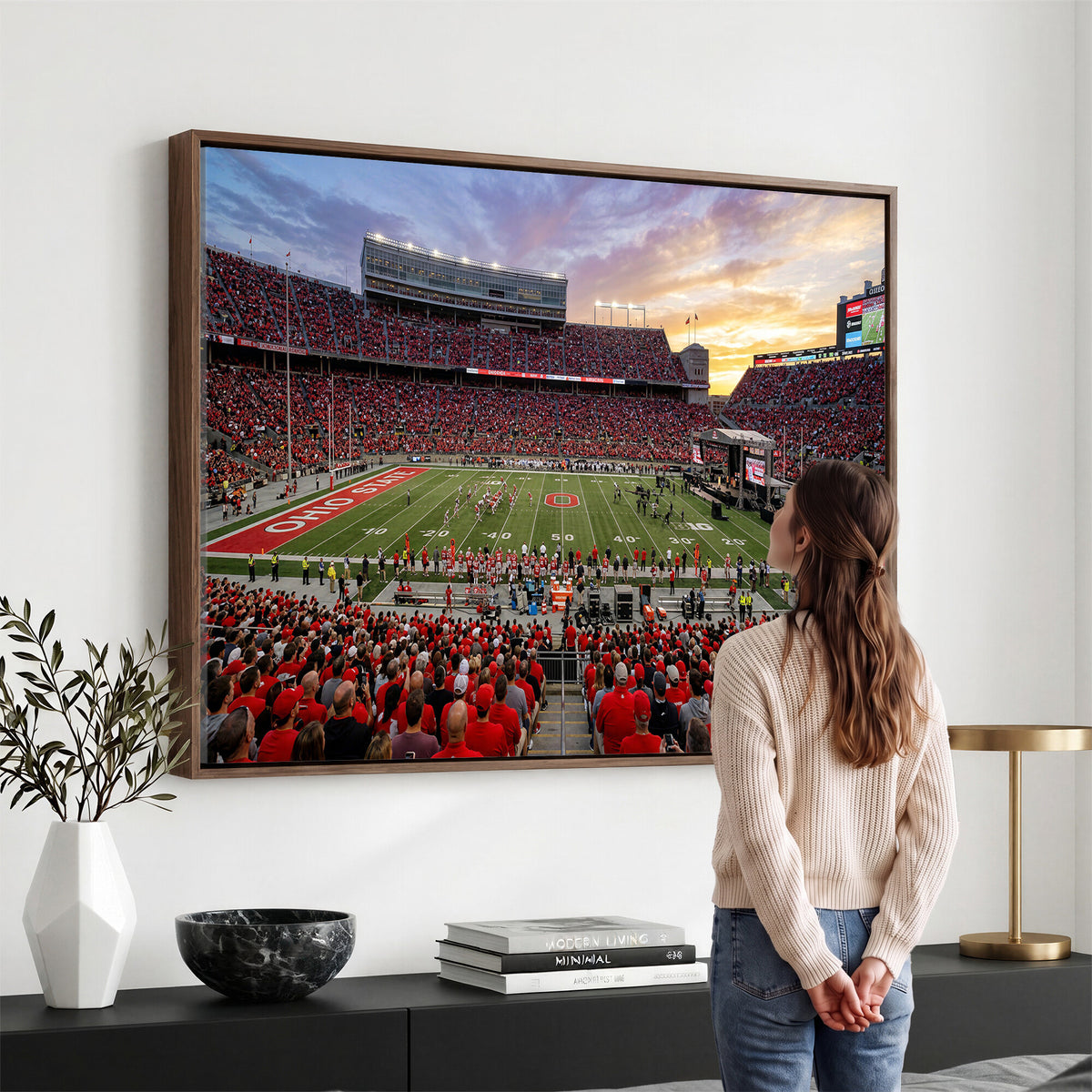 23196993-MGV-CV-36X24 - Stadium Wall Art Canvas Print