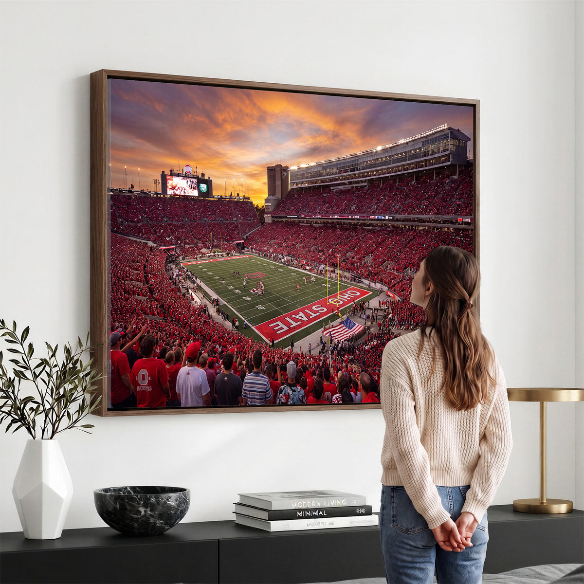 36125328-MGV-CV-36X24 - Stadium Wall Art Canvas Print
