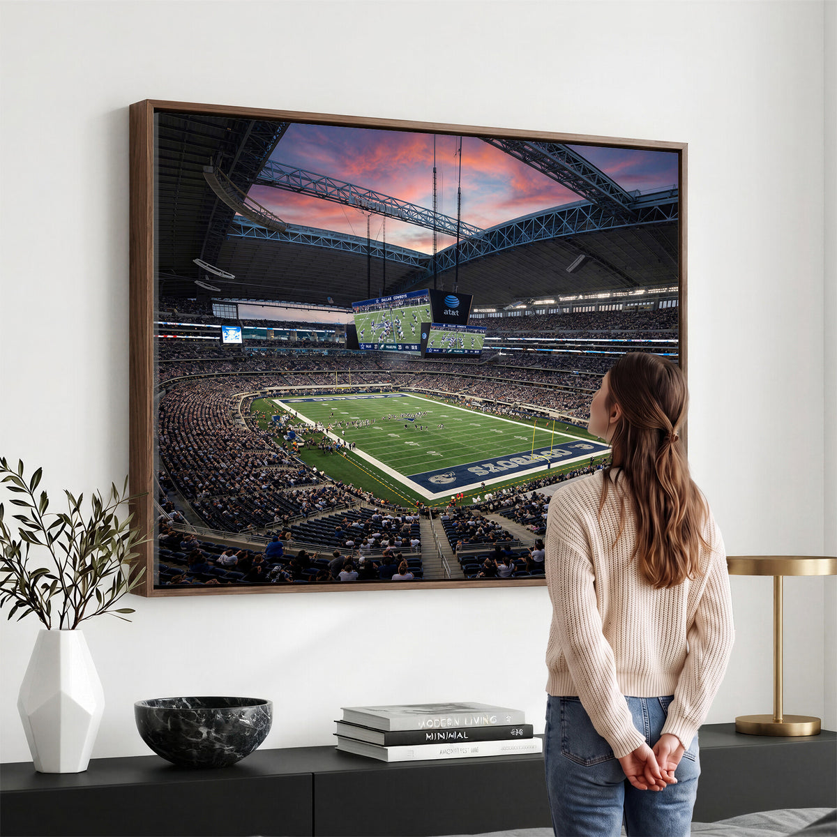 11530179-MGV-CV-36X24 - Stadium Wall Art Canvas Print