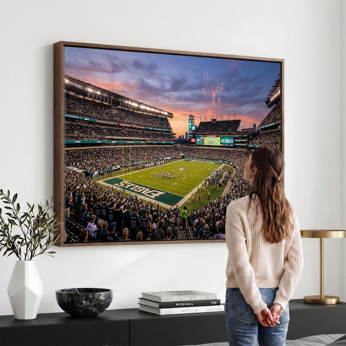 15549432-MGV-CV-36X24 - Stadium Wall Art Canvas Print