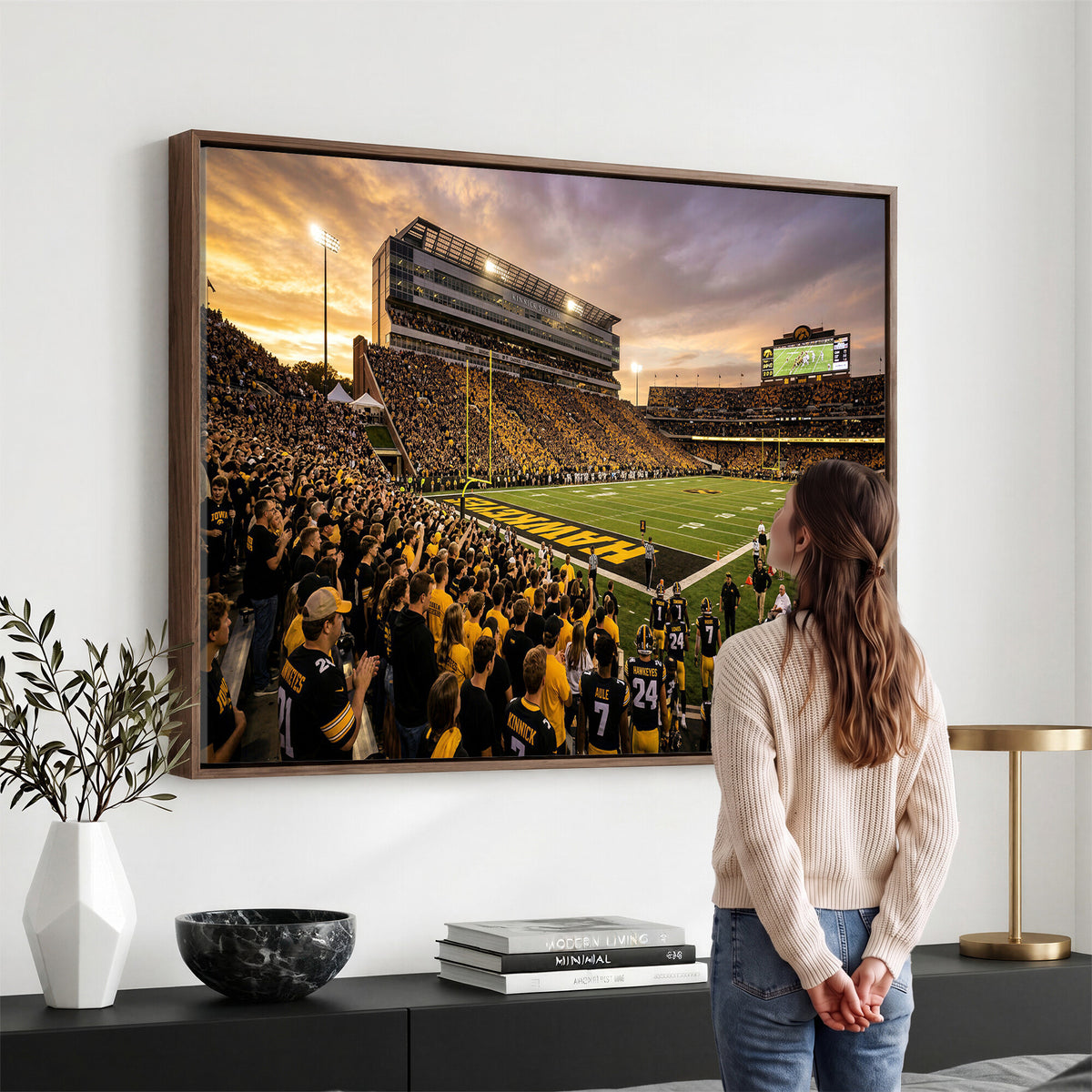 60847729-MGV-CV-36X24 - Stadium Wall Art Canvas Print