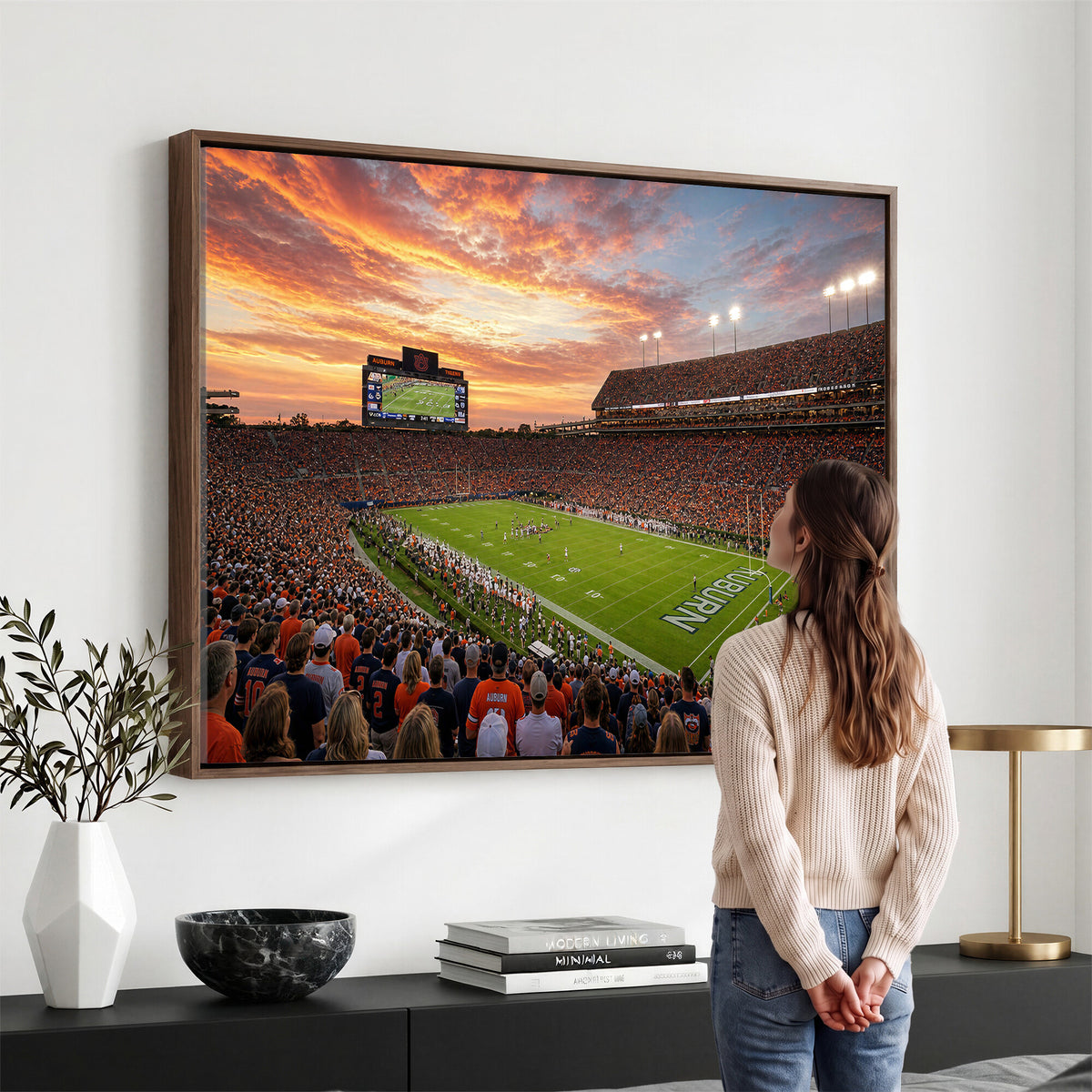 28631591-MGV-CV-36X24 - Stadium Wall Art Canvas Print