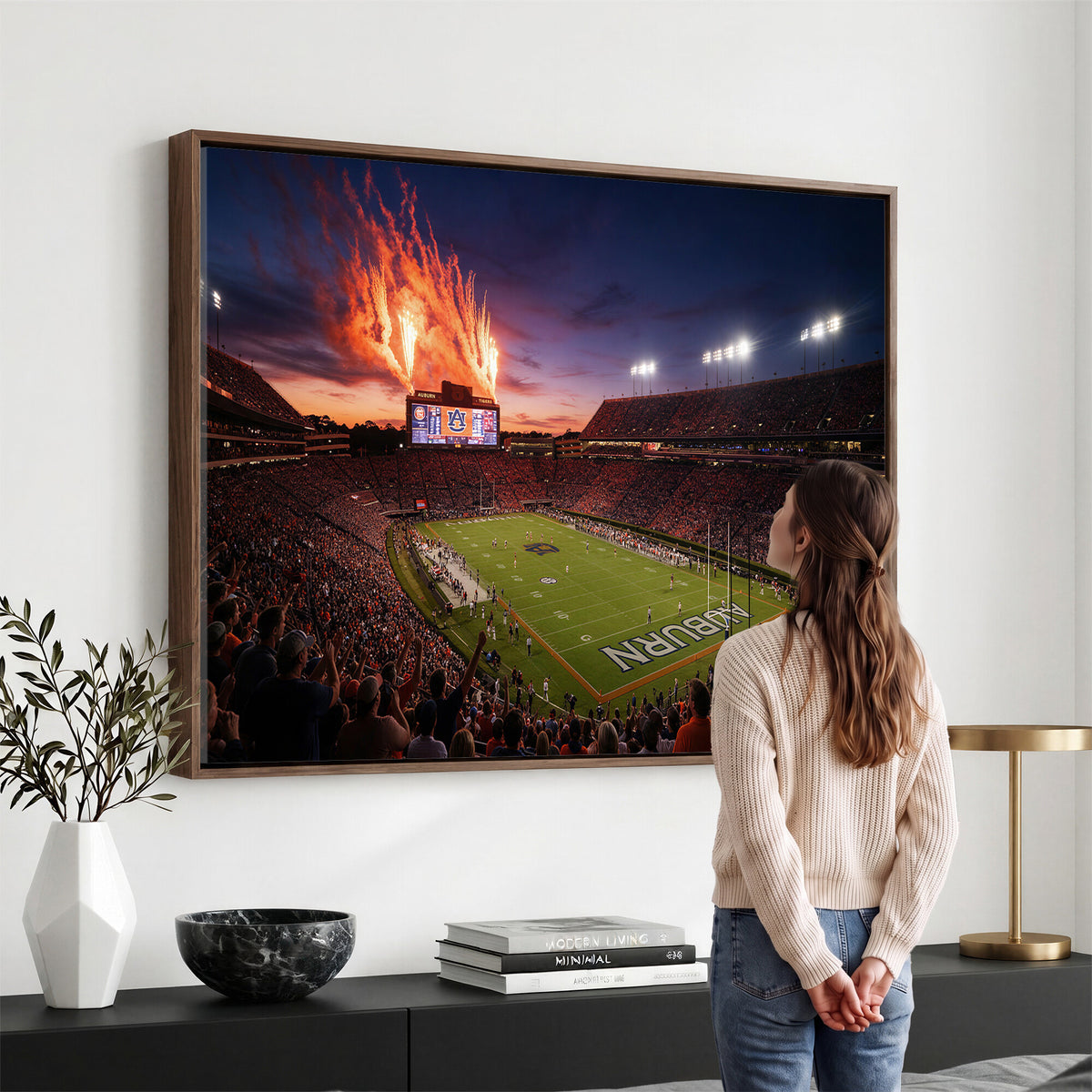 30686080-MGV-CV-36X24 - Stadium Wall Art Canvas Print