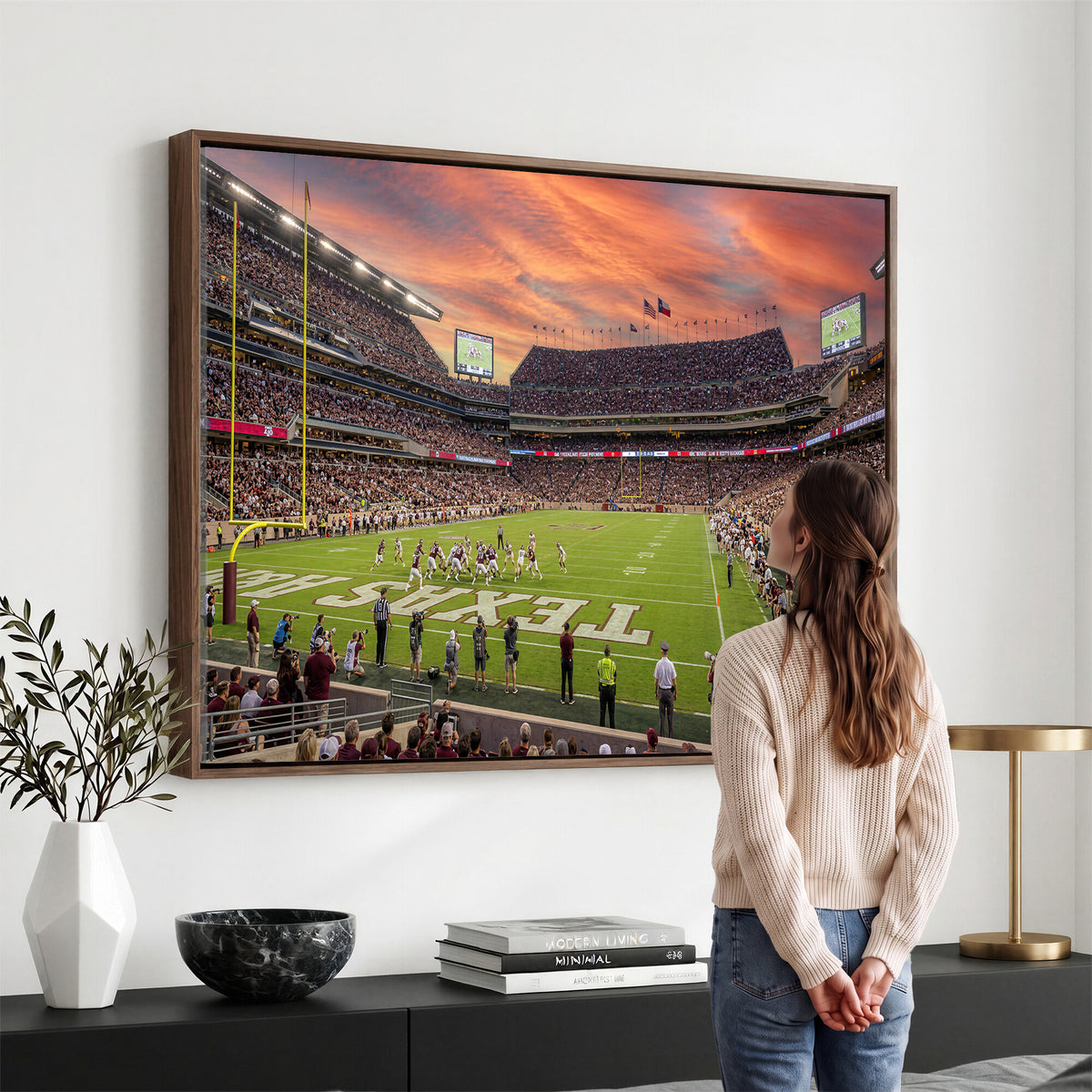 80055809-MGV-CV-36X24 - Stadium Wall Art Canvas Print