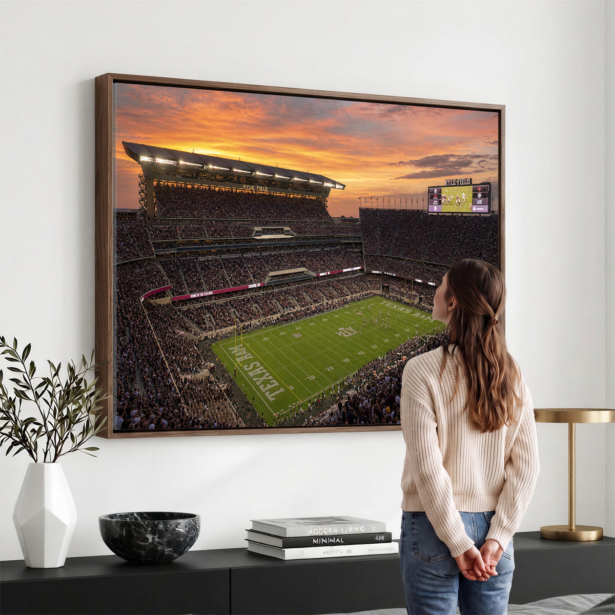 77401853-MGV-CV-36X24 - Stadium Wall Art Canvas Print