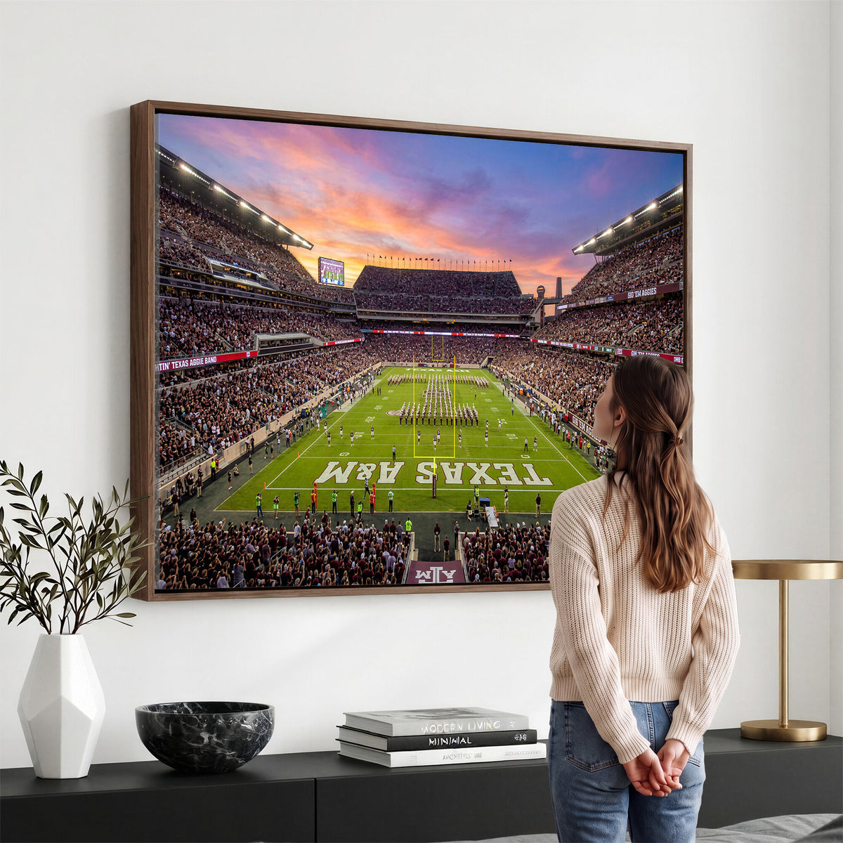 65952219-MGV-CV-36X24 - Stadium Wall Art Canvas Print