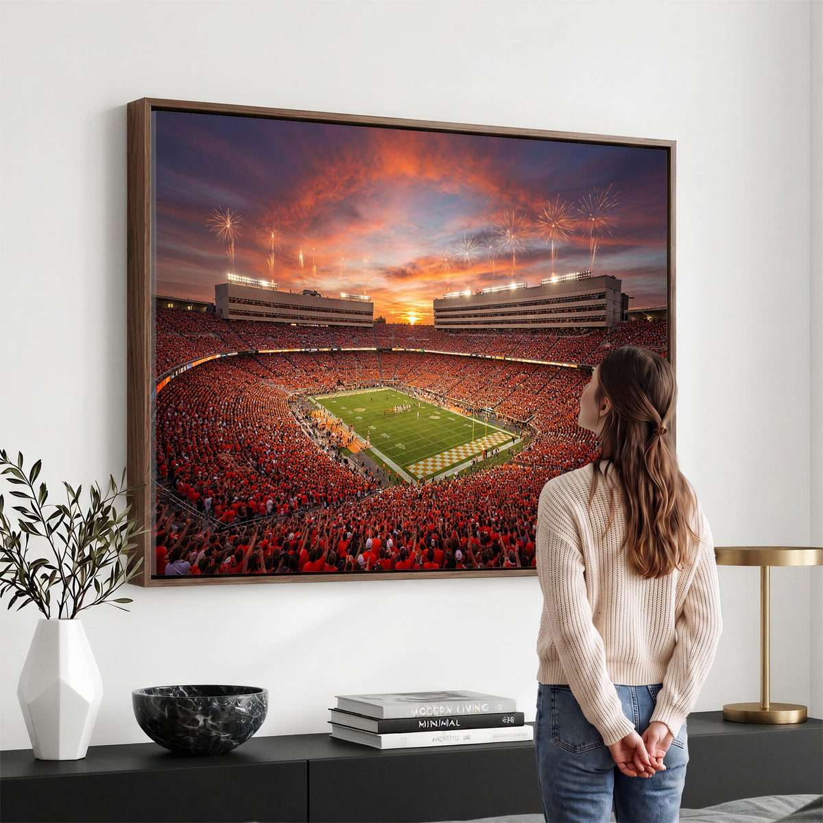 66964685-MGV-CV-36X24 - Stadium Wall Art Canvas Print