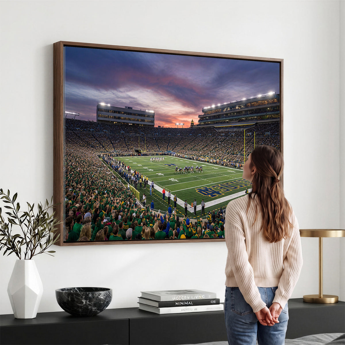 34836892-MGV-CV-36X24 - Stadium Wall Art Canvas Print