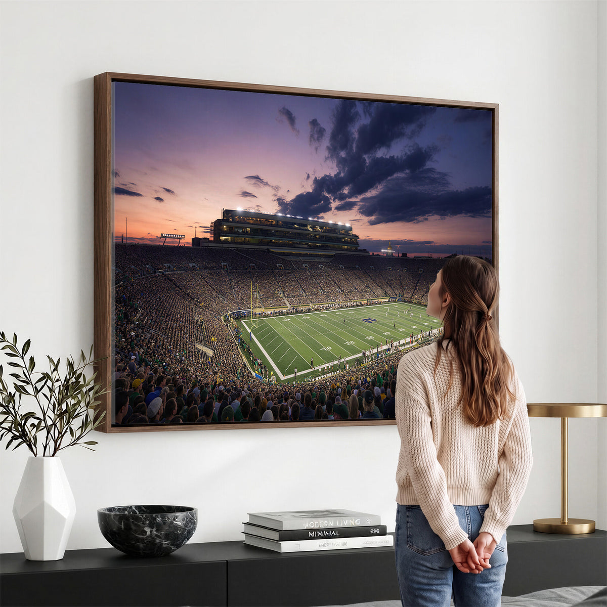 48837941-MGV-CV-36X24 - Stadium Wall Art Canvas Print