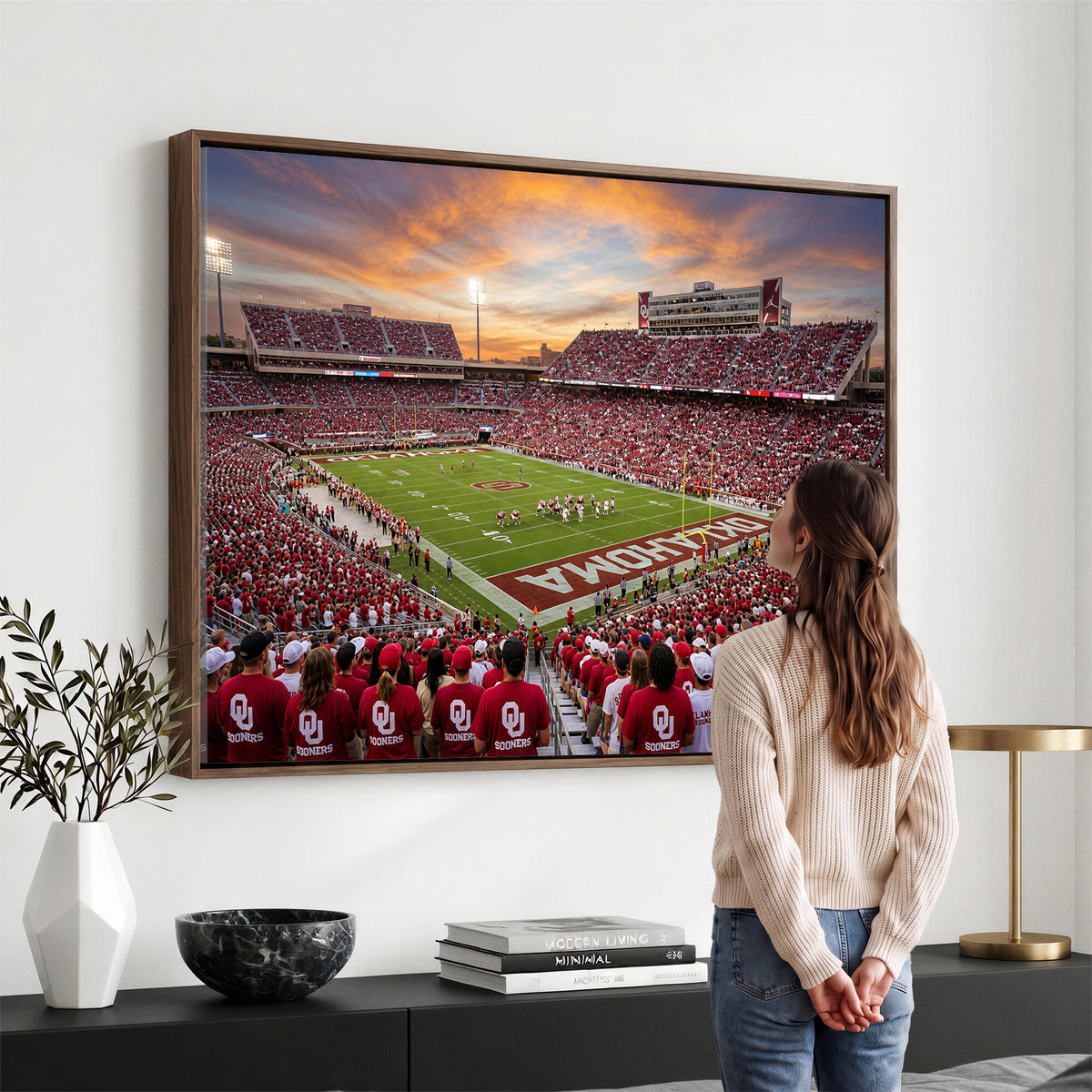 92718741-MGV-CV-36X24 - Stadium Wall Art Canvas Print