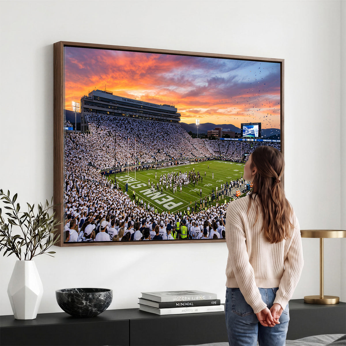 73603863-MGV-CV-36X24 - Stadium Wall Art Canvas Print