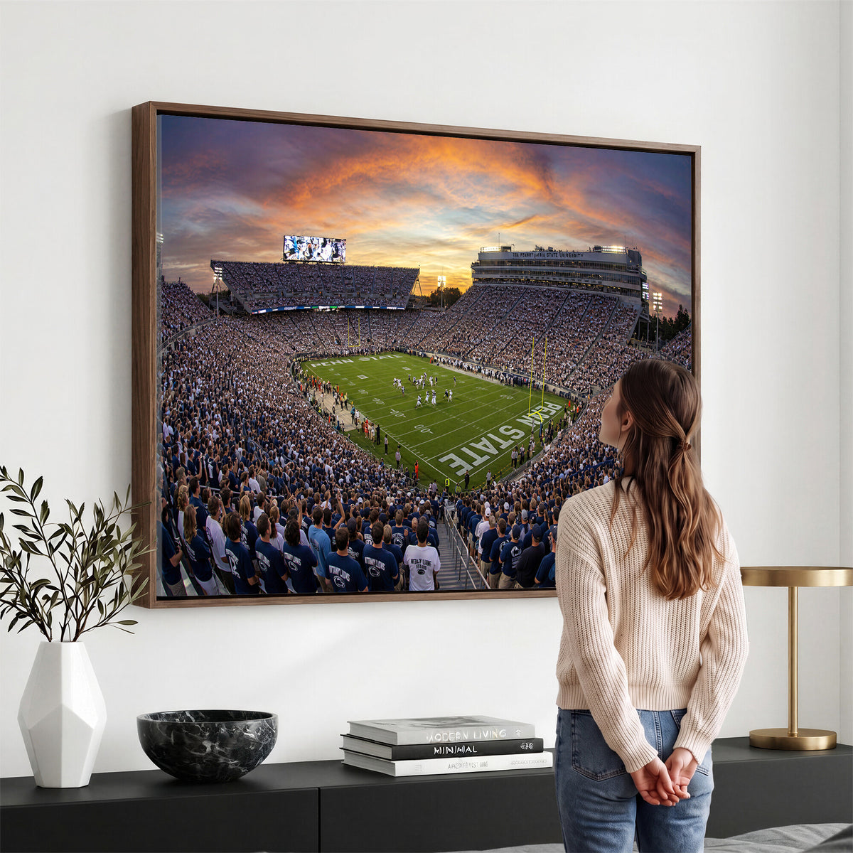 29008668-MGV-CV-36X24 - Stadium Wall Art Canvas Print