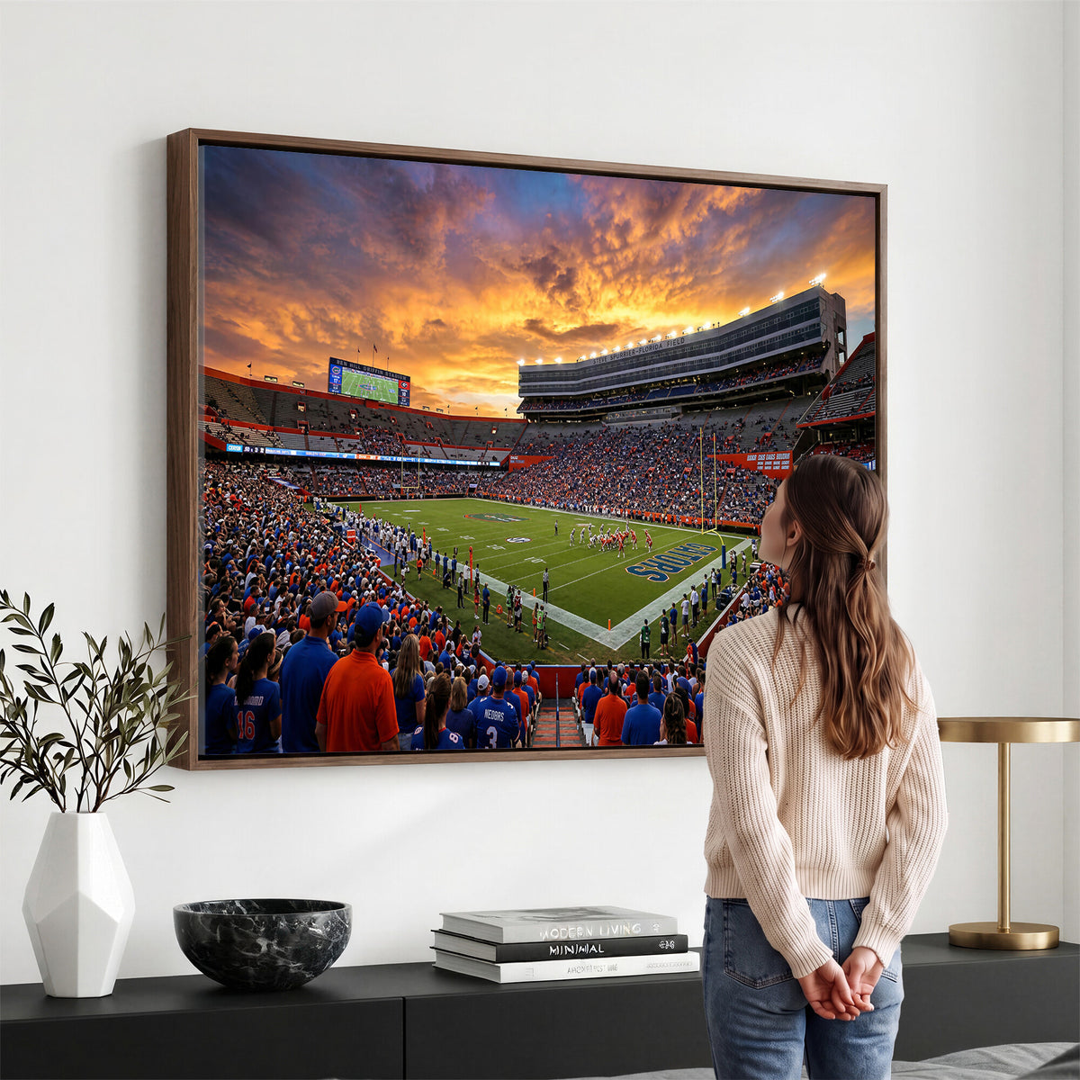 23829865-MGV-CV-36X24 - Stadium Wall Art Canvas Print