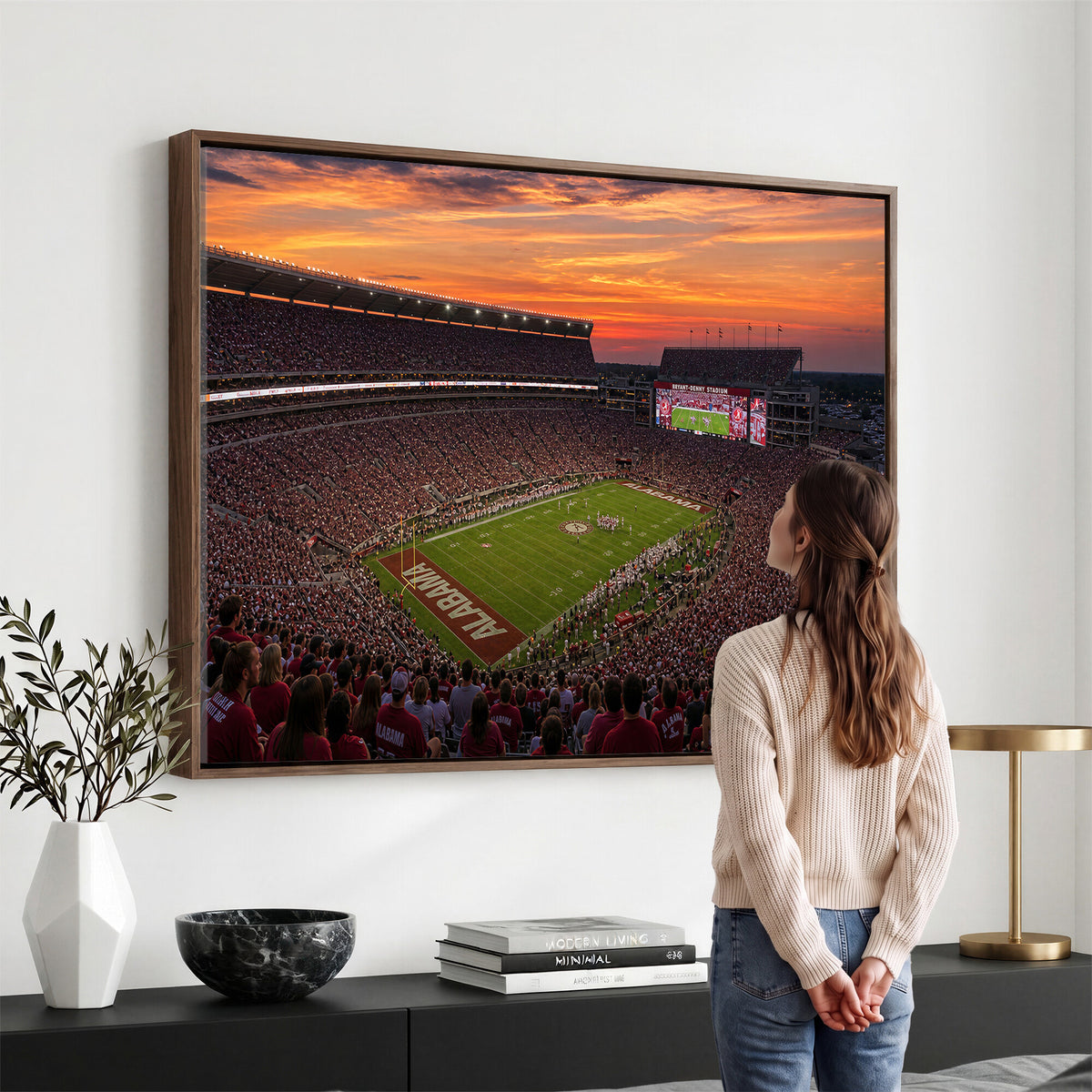 91782096-MGV-CV-36X24 - Stadium Wall Art Canvas Print