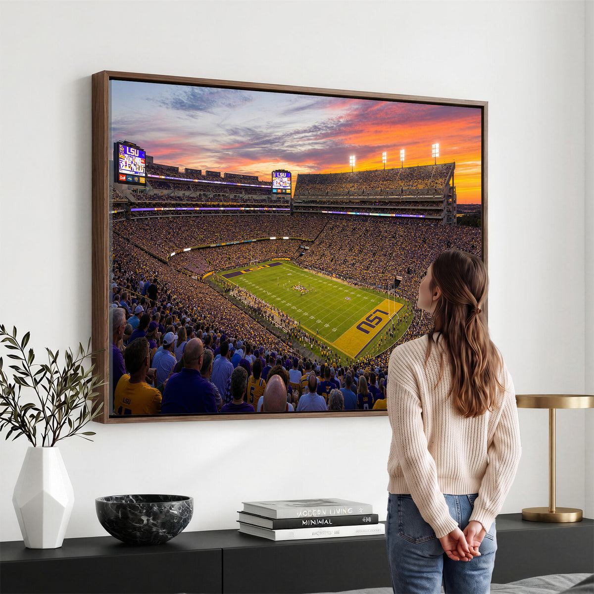 91303167-MGV-CV-36X24 - Stadium Wall Art Canvas Print