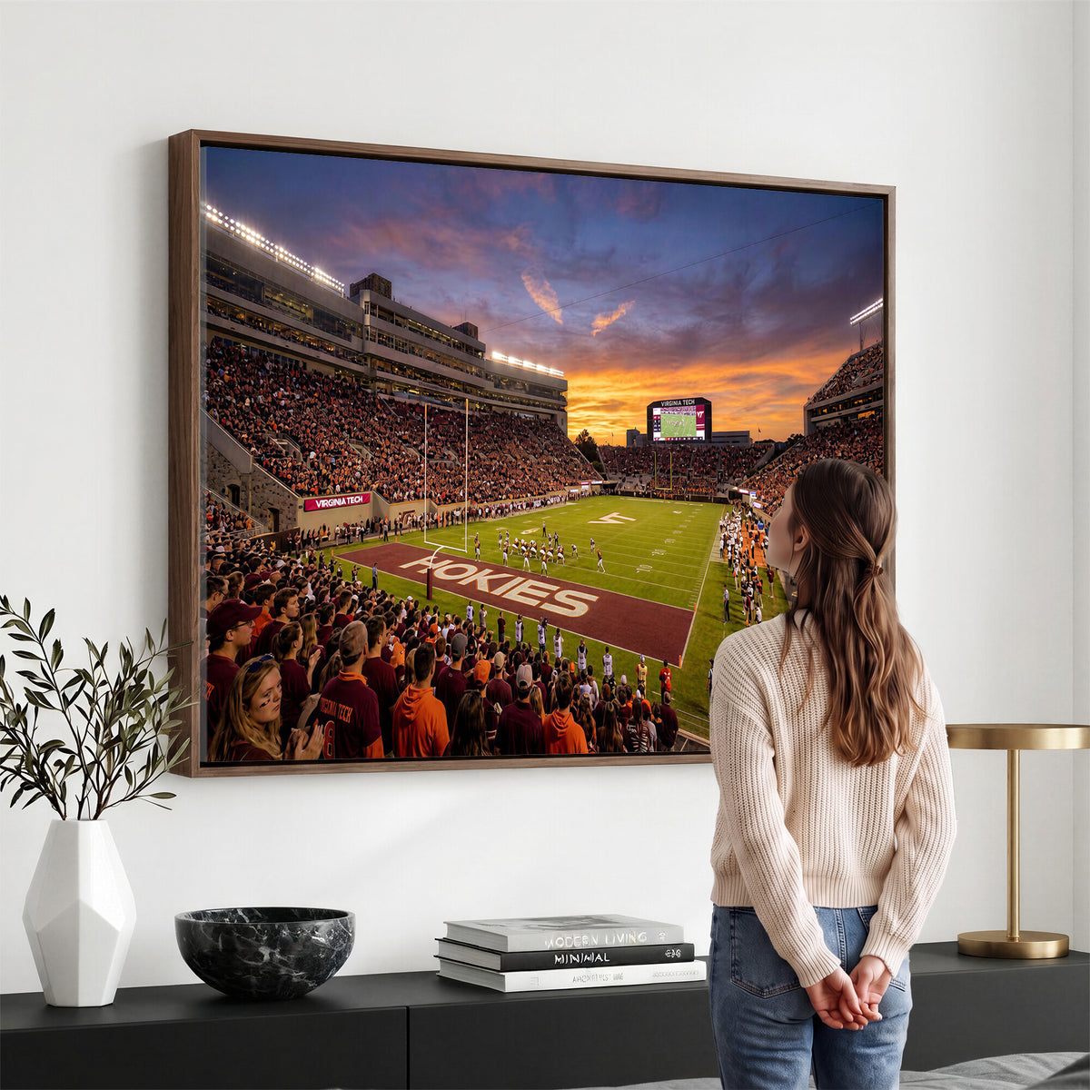 87141841-MGV-CV-36X24 - Stadium Wall Art Canvas Print