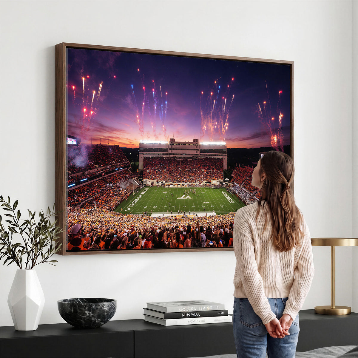 60785214-MGV-CV-36X24 - Stadium Wall Art Canvas Print