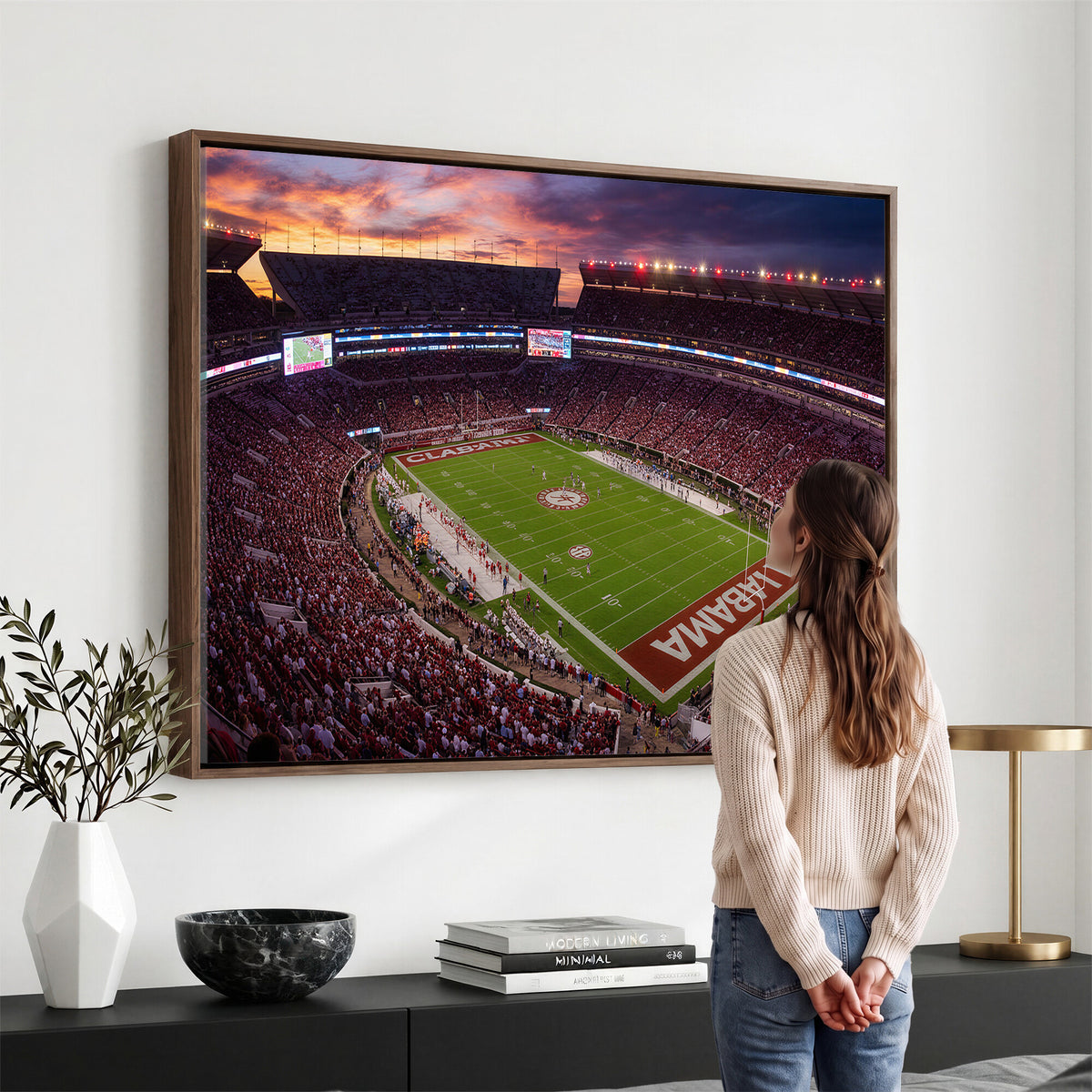 59537492-MGV-CV-36X24 - Stadium Wall Art Canvas Print