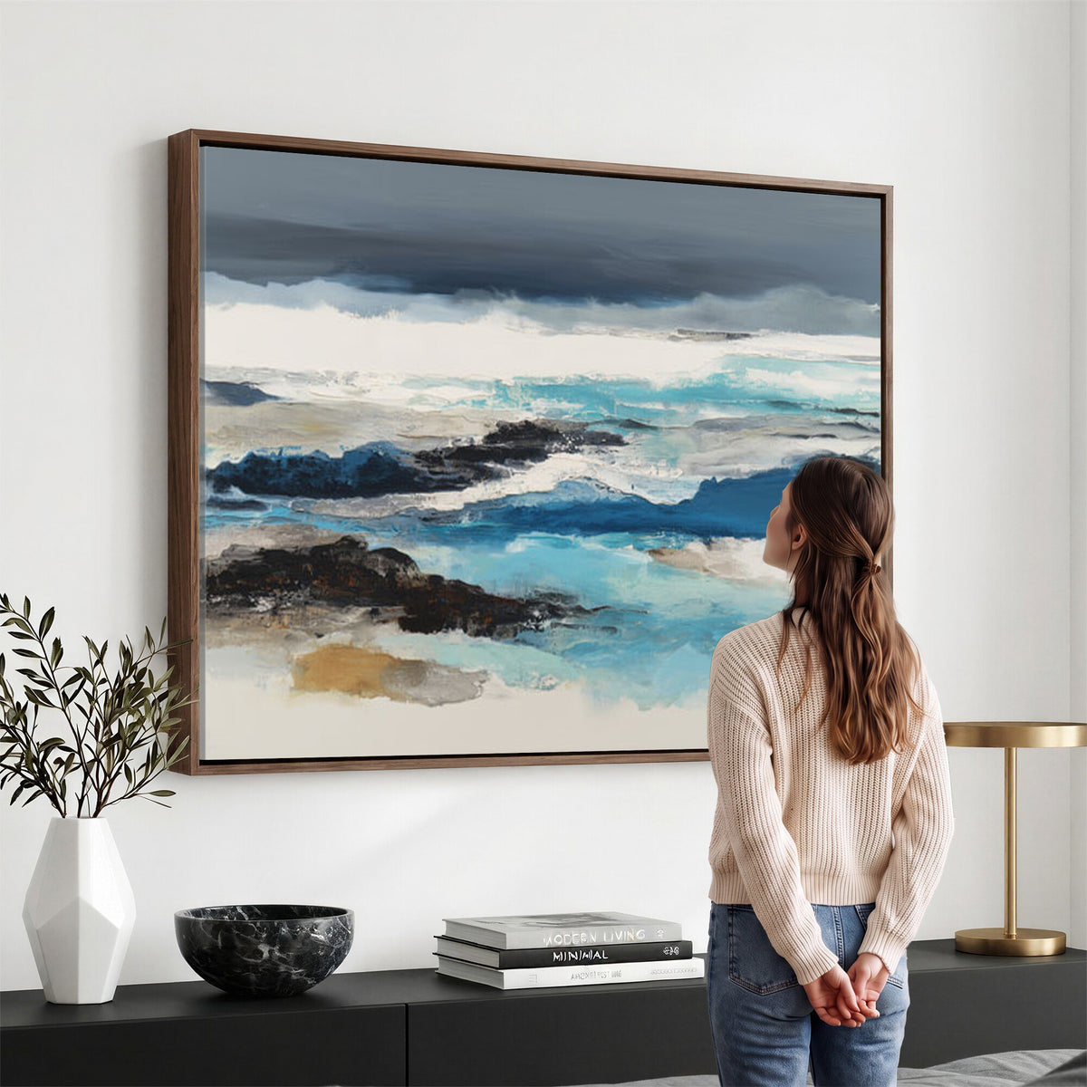 53645131-_Poster-30x20 - Extra Large Abstract Wall Art Canvas Print