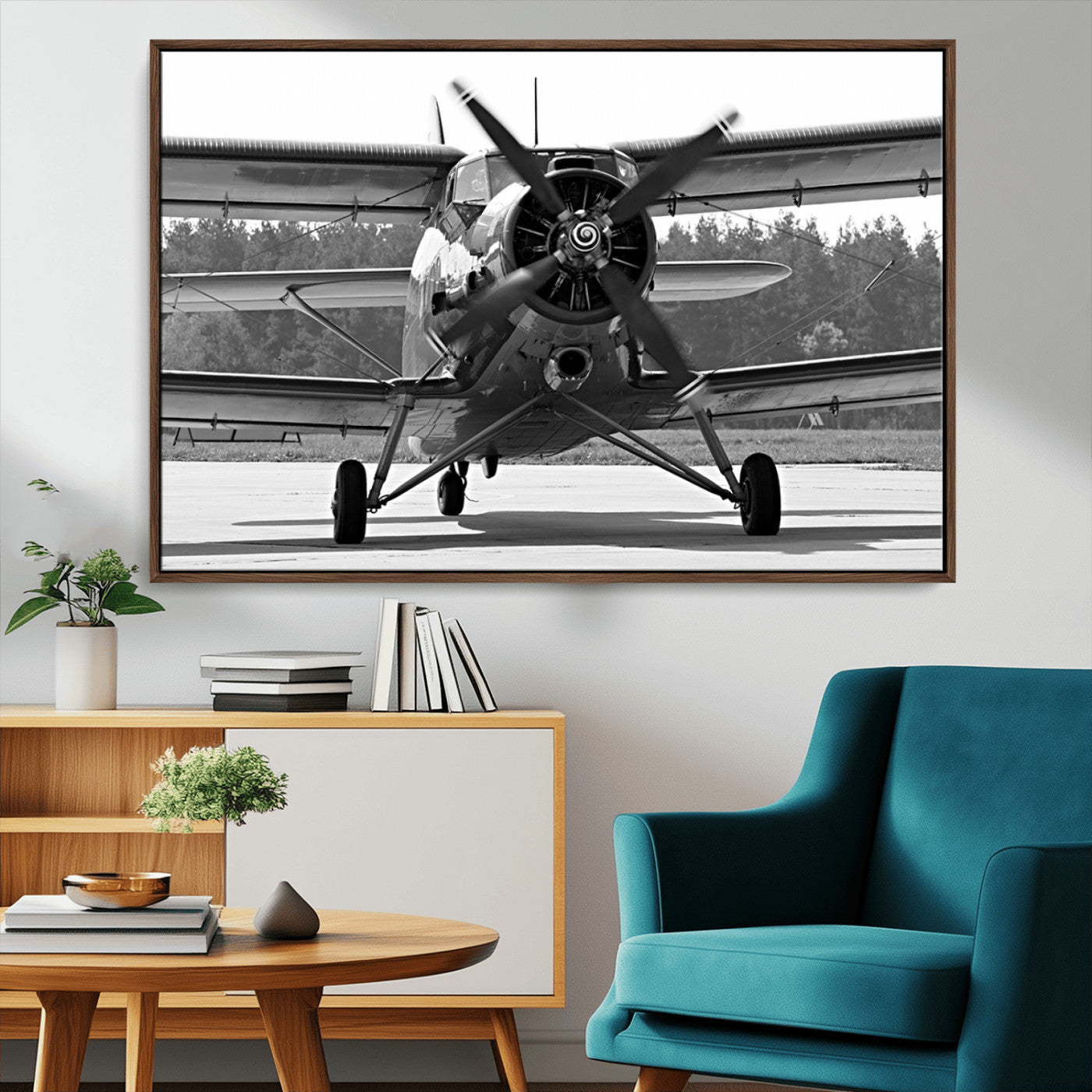 MGV-FC-36X24 - Wall Art Old War Plane Canvas Print