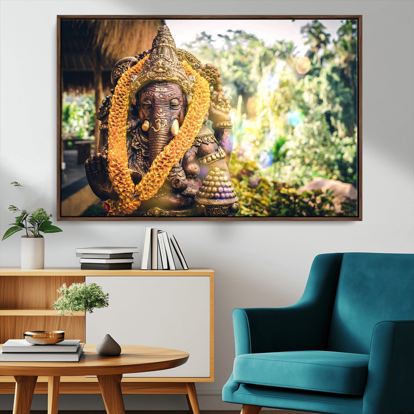 MGV-FC-36X24 - Hinduism Statue Wall Art Canvas Print