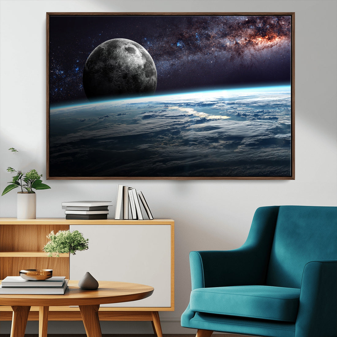 Space and Planet Canvas Print