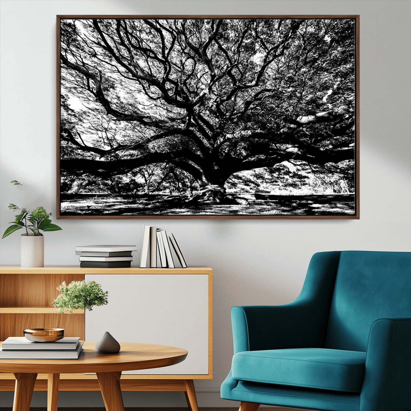 MGV-FC-36X24 - Mighty Angel Oak Wall Art | Angel Oak Tree Art Print