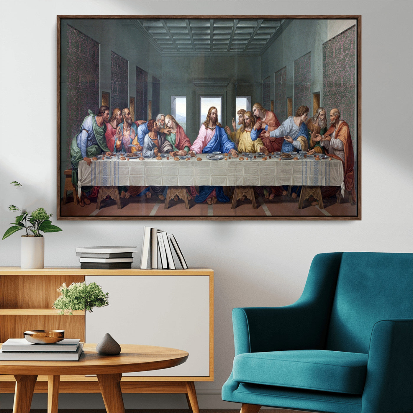 MGV-FC-36X24 - The Last Supper Multi Panel Canvas Wall Art