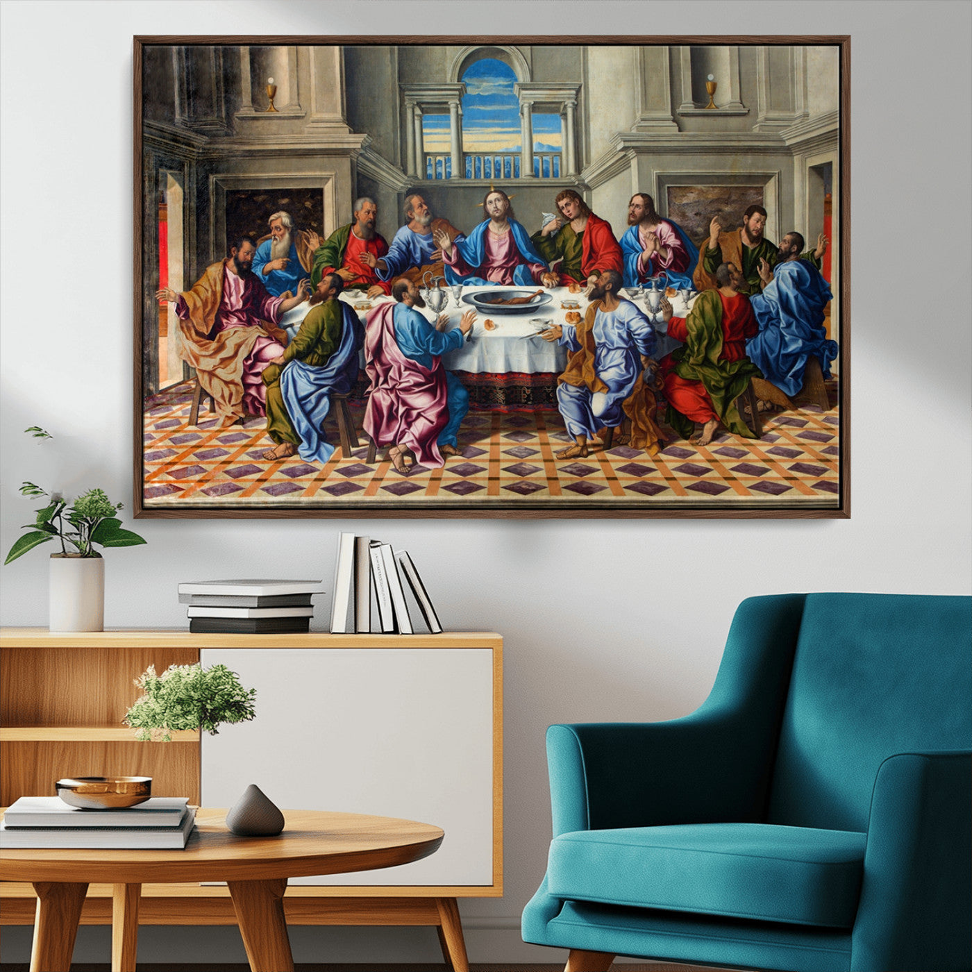 MGV-FC-36X24 - The Last Supper Multi Panel Canvas Wall Art