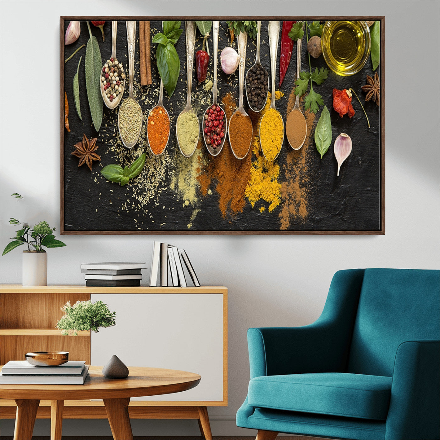 MGV-FC-36X24 - Kitchen Spice Wall Art Canvas Print