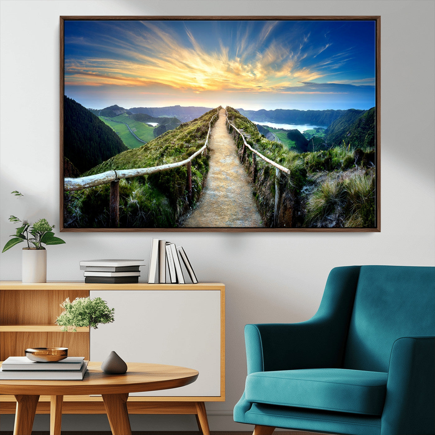 MGV-FC-36X24 - Mountain Landscape Wall Art Canvas Print
