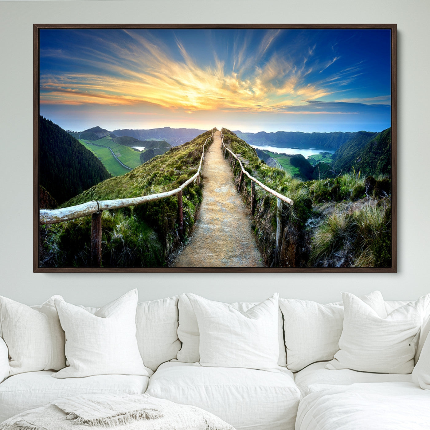 58887-MGV-FC-36X24_Walnut-Mountain Landscape Wall Art Canvas Print