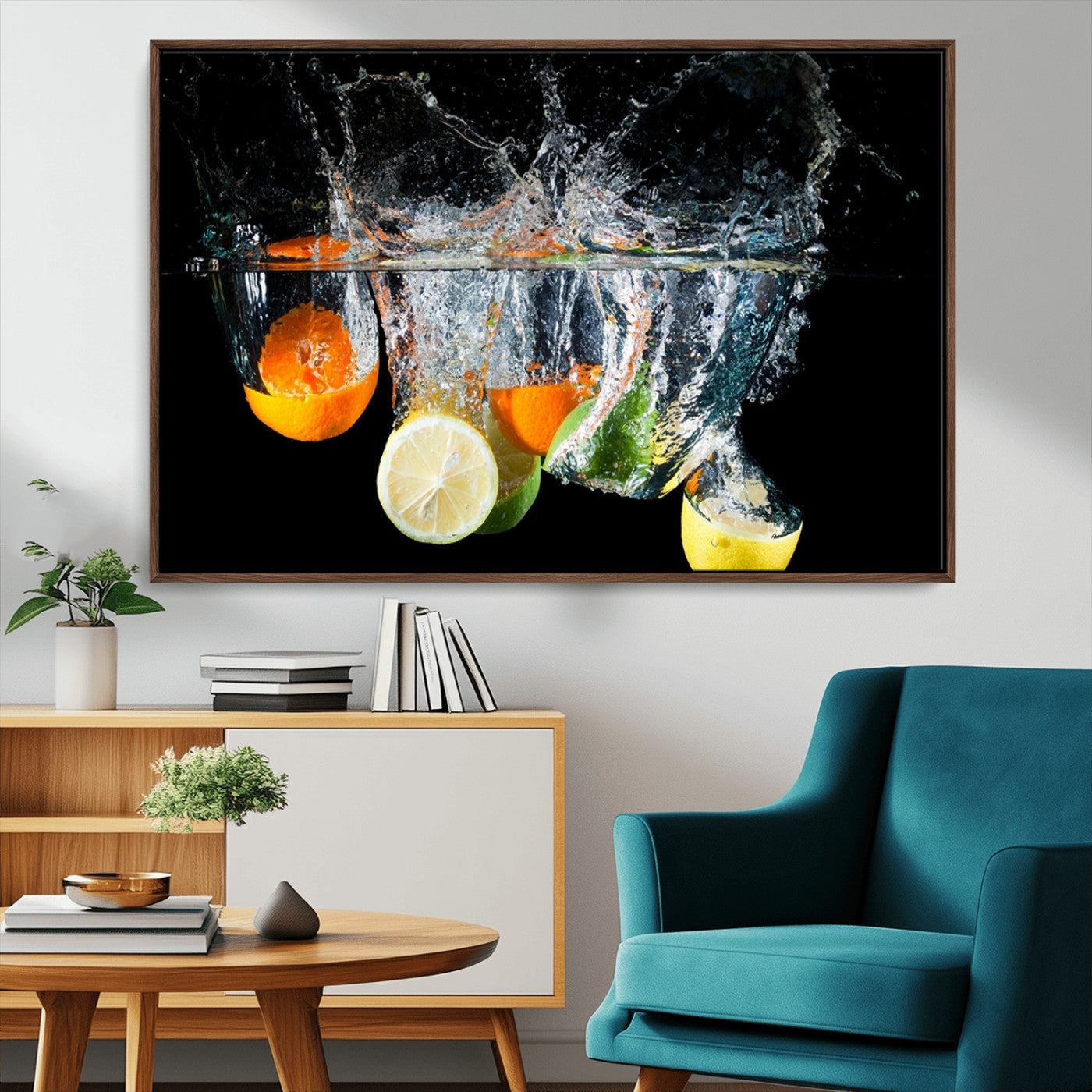 MGV-FC-36X24 - Kitchen Wall Art, Kitchen Fruits Art Canvas Print
