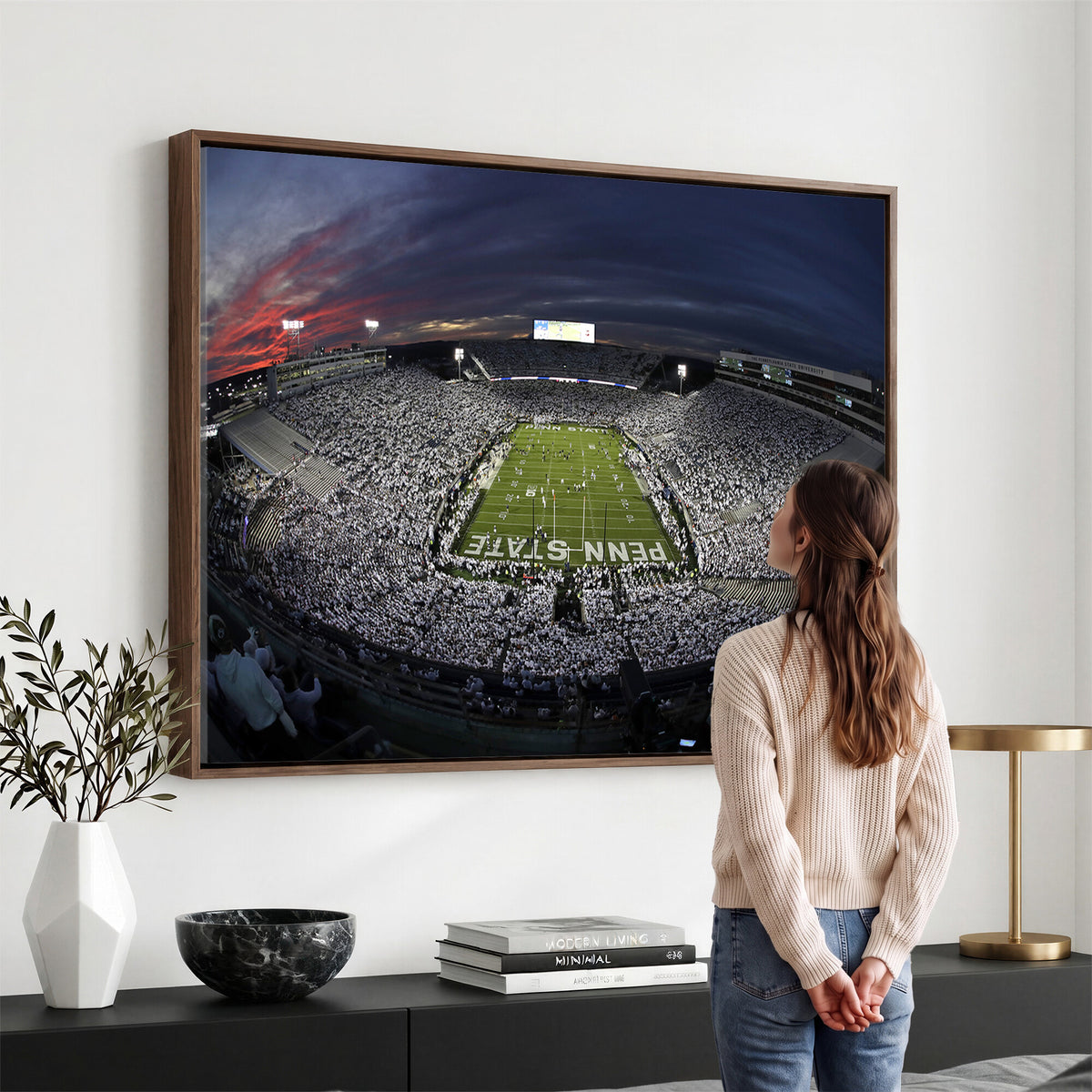 59877-MGV-CV-36X24 - Penn State University Nittany Lions Football Team Print
