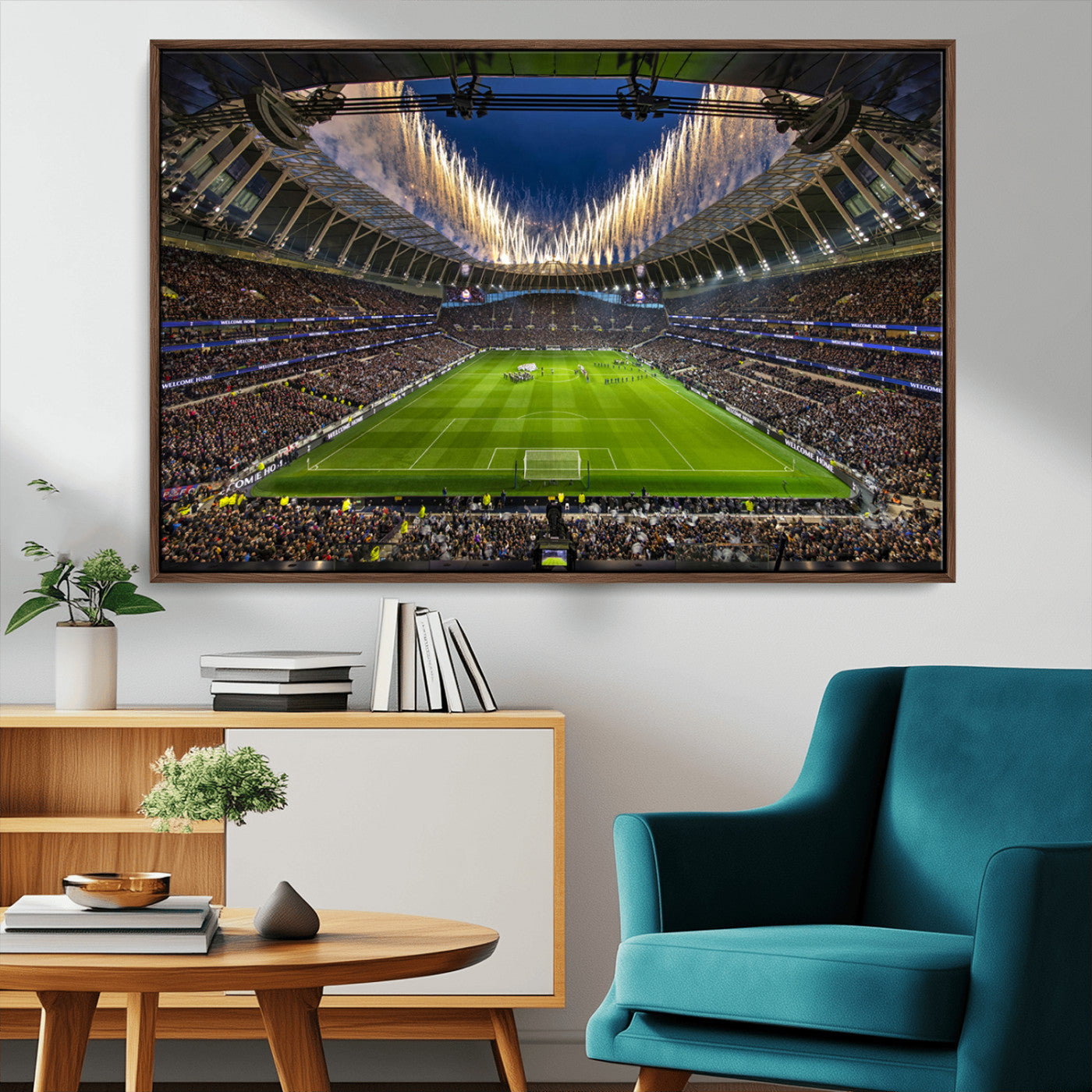 MGV-FC-36X24 - Tottenham Hotspur Football Team Print - London Tottenham Hotspur Stadium Wall Art Canvas Print