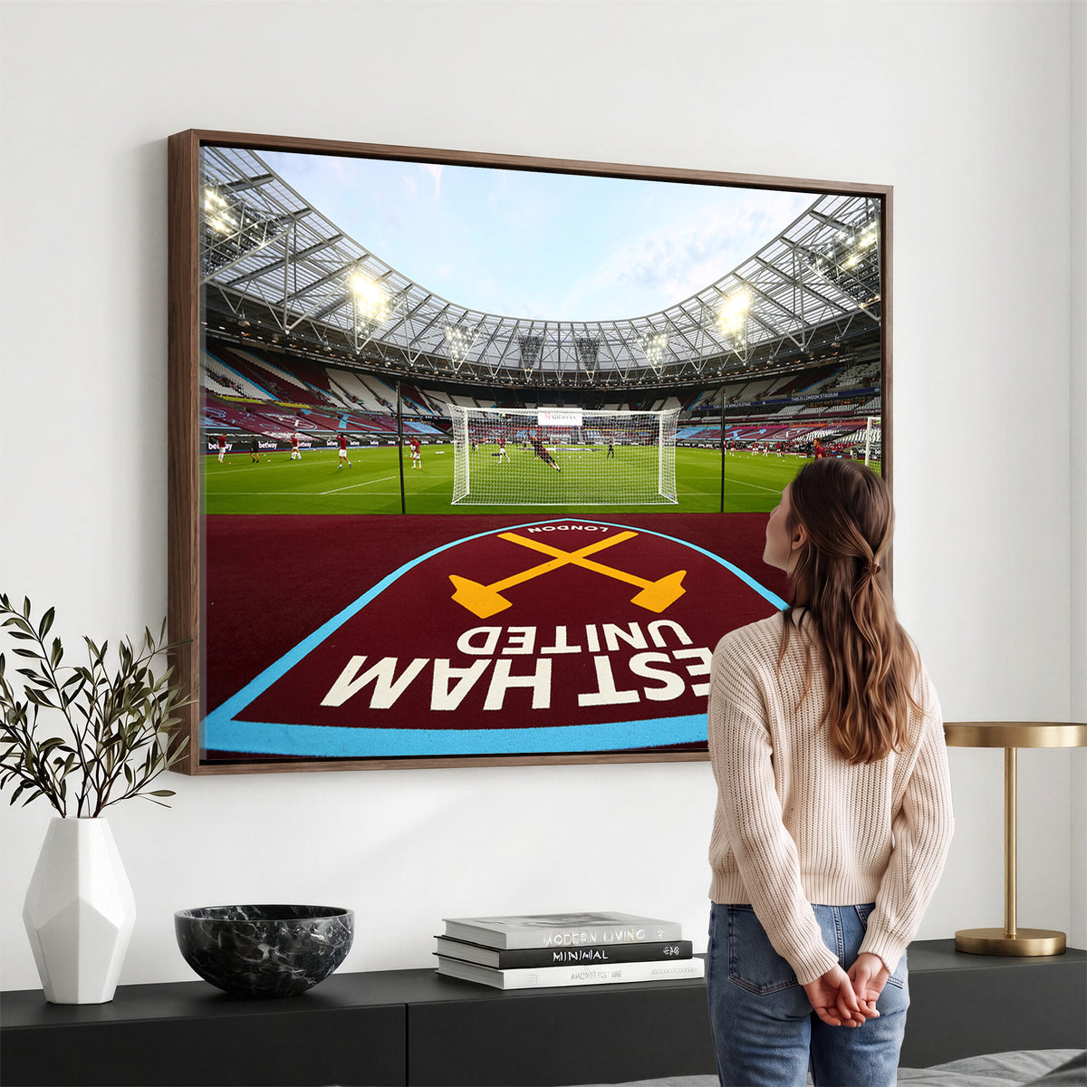 77367-MGV-CV-36X24 - West Ham United FC Stadium Canvas Wall Art, London Stadium