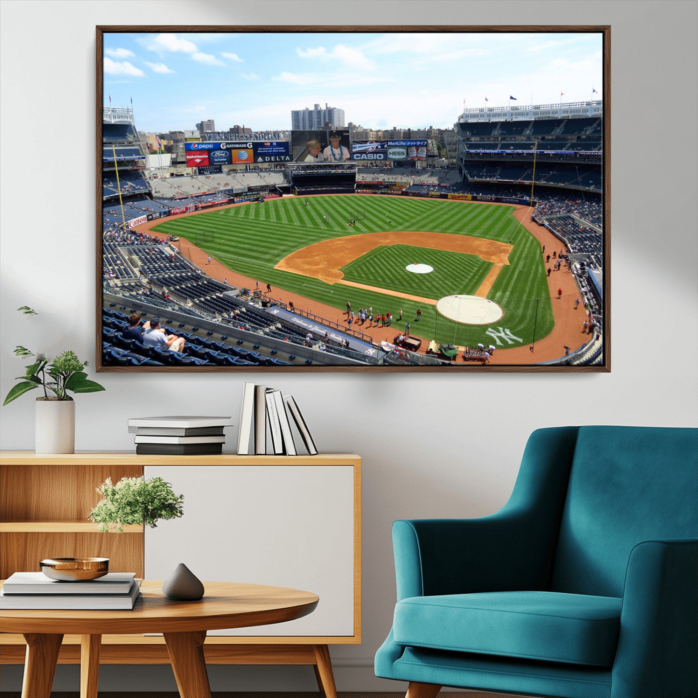 MGV-FC-36X24 - Buffalo Bills Stadium Wall Art - Buffalo Bills Decor- NFL Fans Gift, Perfect Sports Decor for Living