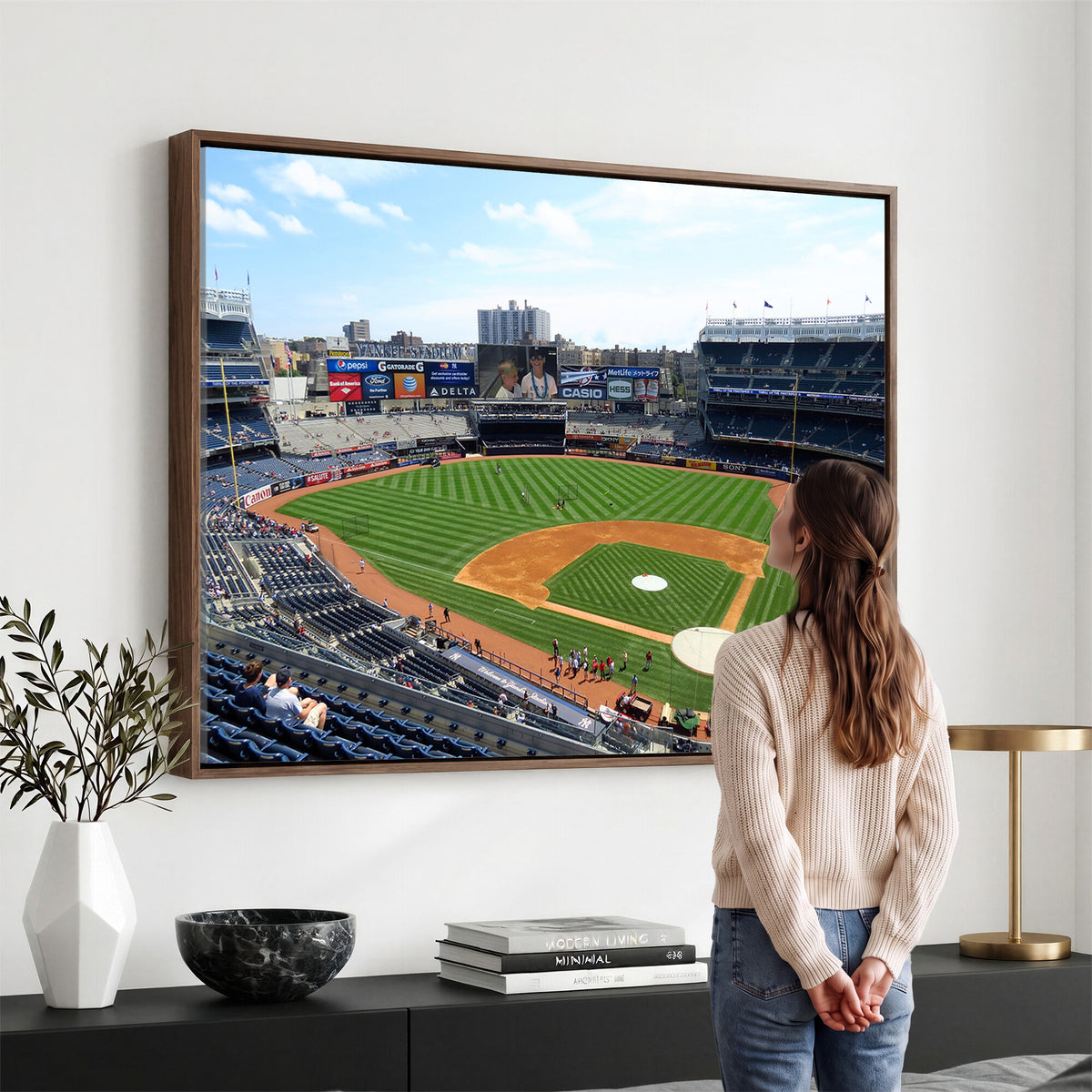 98047-MGV-CV-36X24 - Buffalo Bills Stadium Wall Art, Buffalo Bills Decor, NFL Fan Gift