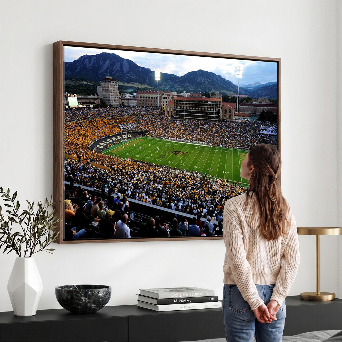 60552-MGV-CV-36X24 - Folsom Field, University of Colorado Buffaloes Football