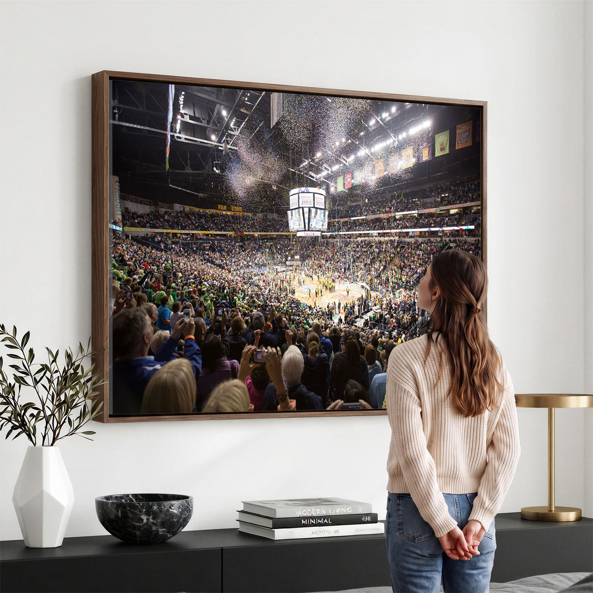 66251-MGV-CV-36X24 - Bridgestone Arena Wall Art Canvas, Nashville Predators